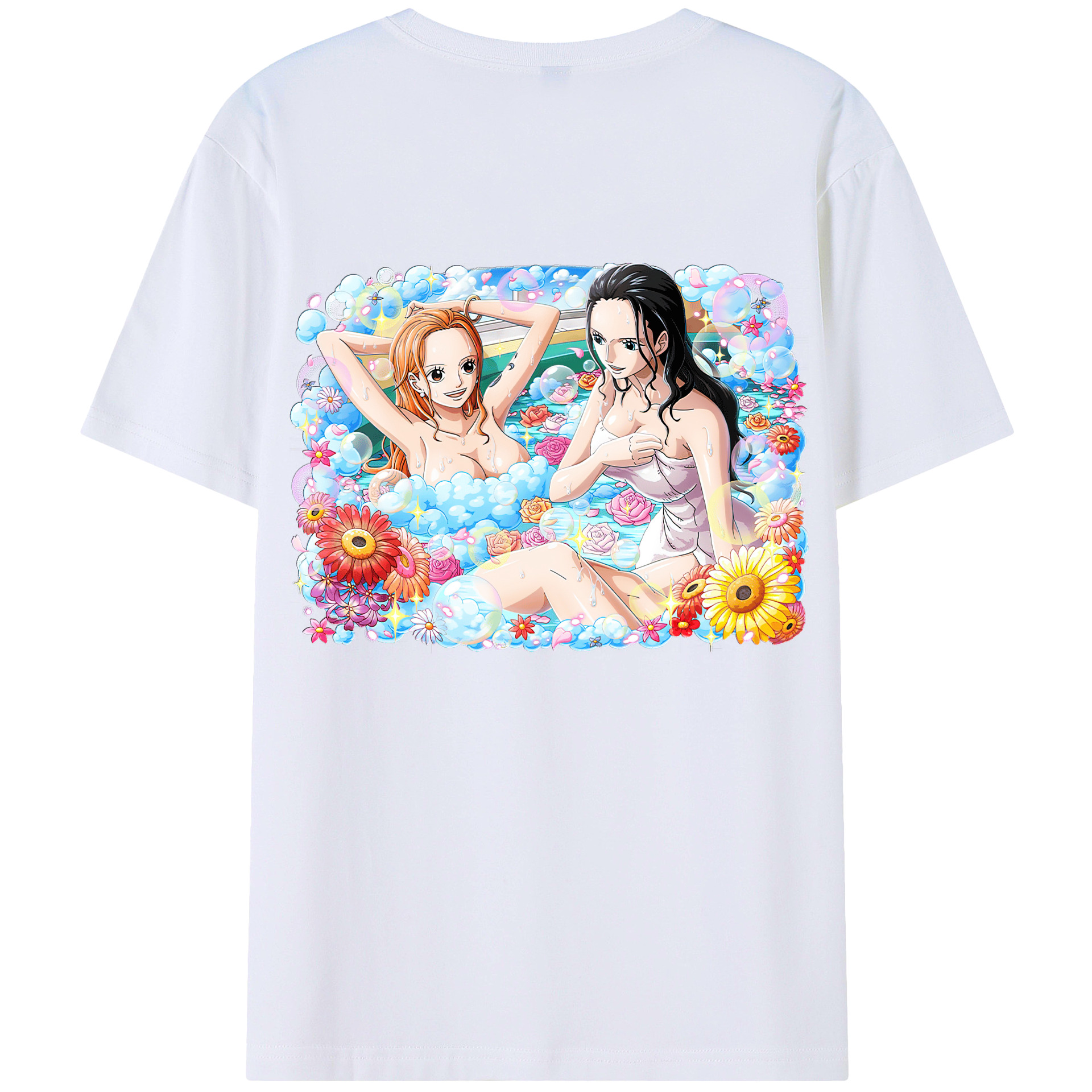 （画像用） ワンピース ニコ・ロビン ONE PIECE Nico Robin レディース半袖Tシャツ(バックプリント)