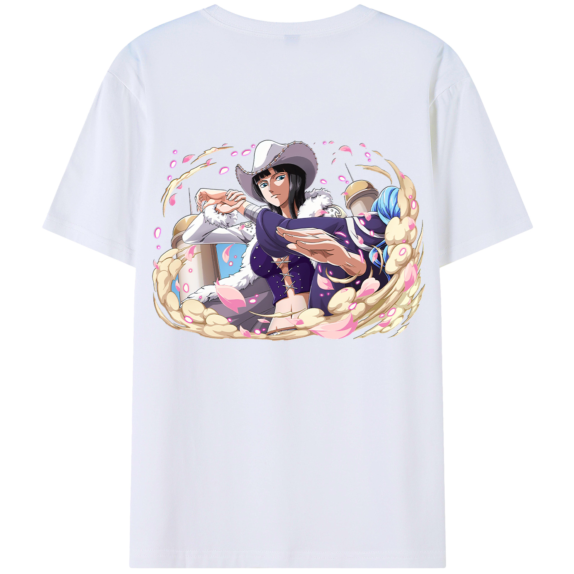 （画像用） ワンピース ニコ・ロビン ONE PIECE Nico Robin レディース半袖Tシャツ(バックプリント)
