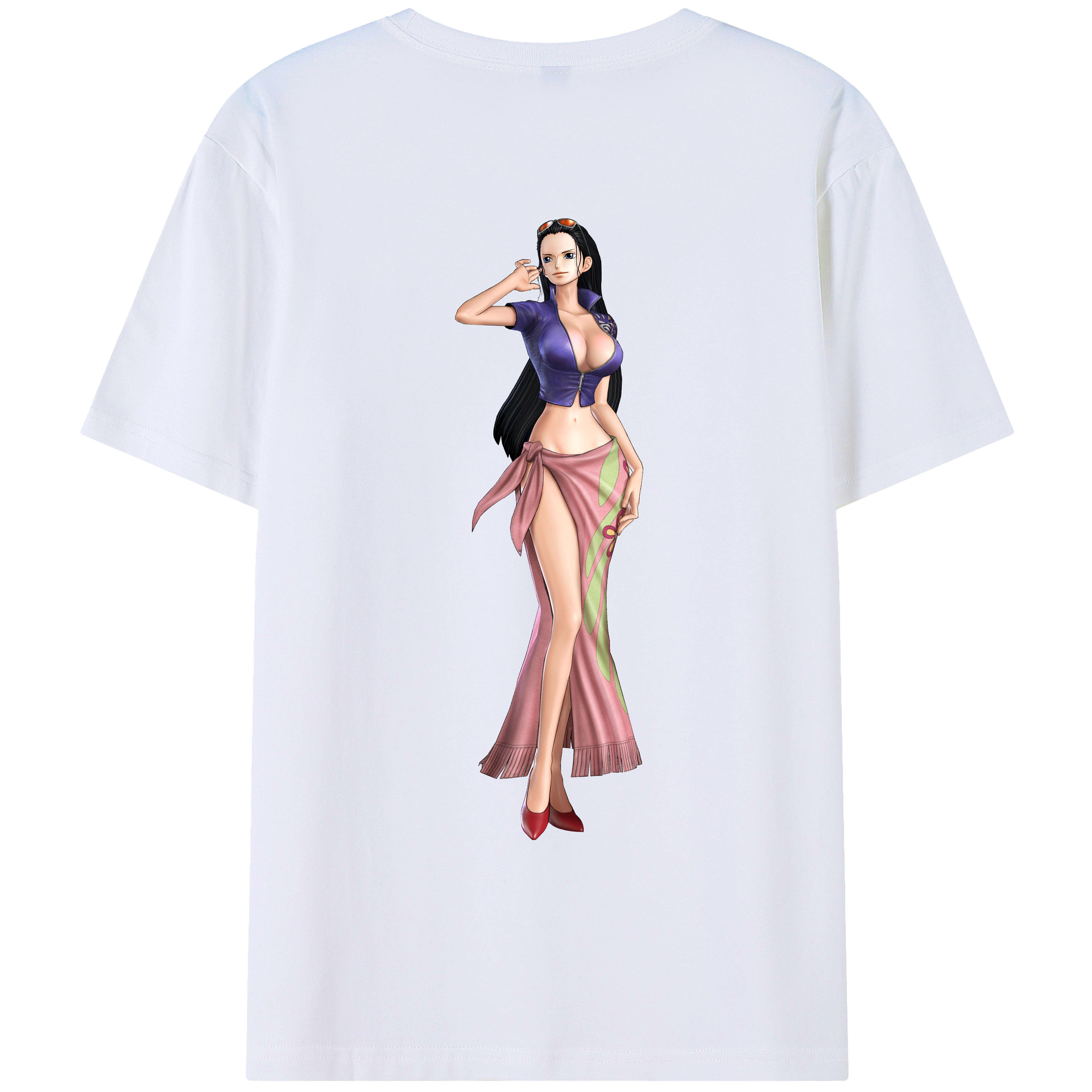 （画像用） ワンピース ニコ・ロビン ONE PIECE Nico Robin レディース半袖Tシャツ(バックプリント)