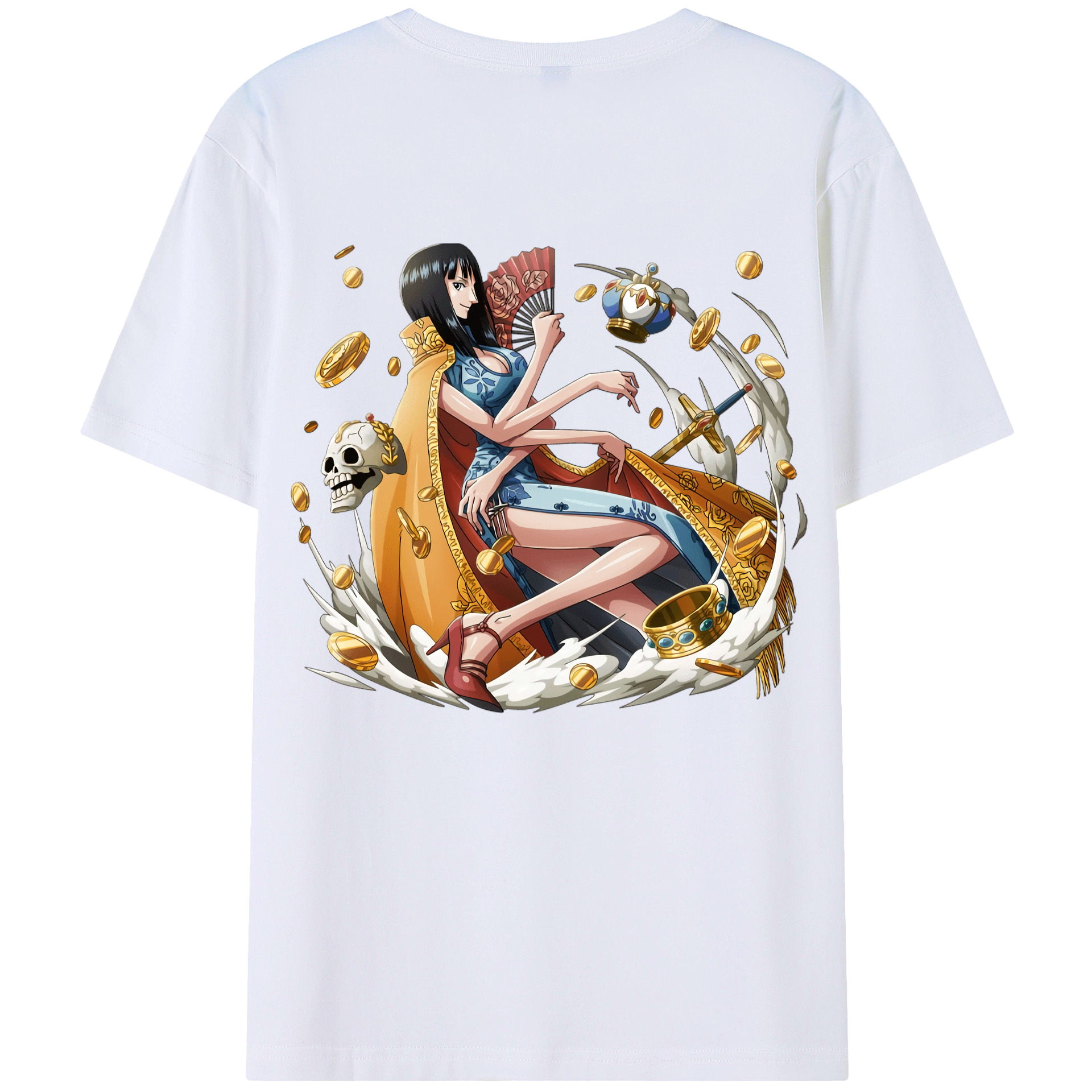 （画像用） ワンピース ニコ・ロビン ONE PIECE Nico Robin レディース半袖Tシャツ(バックプリント)