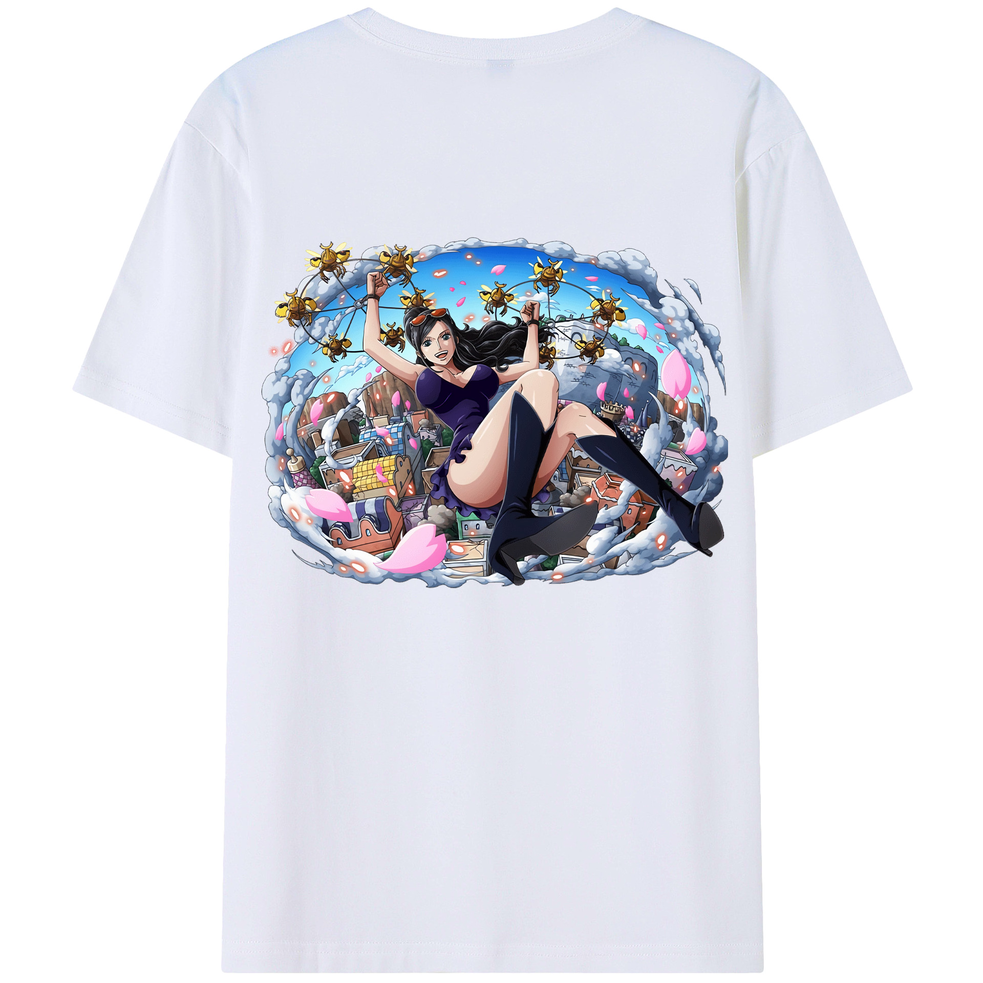 （画像用） ワンピース ニコ・ロビン ONE PIECE Nico Robin レディース半袖Tシャツ(バックプリント)