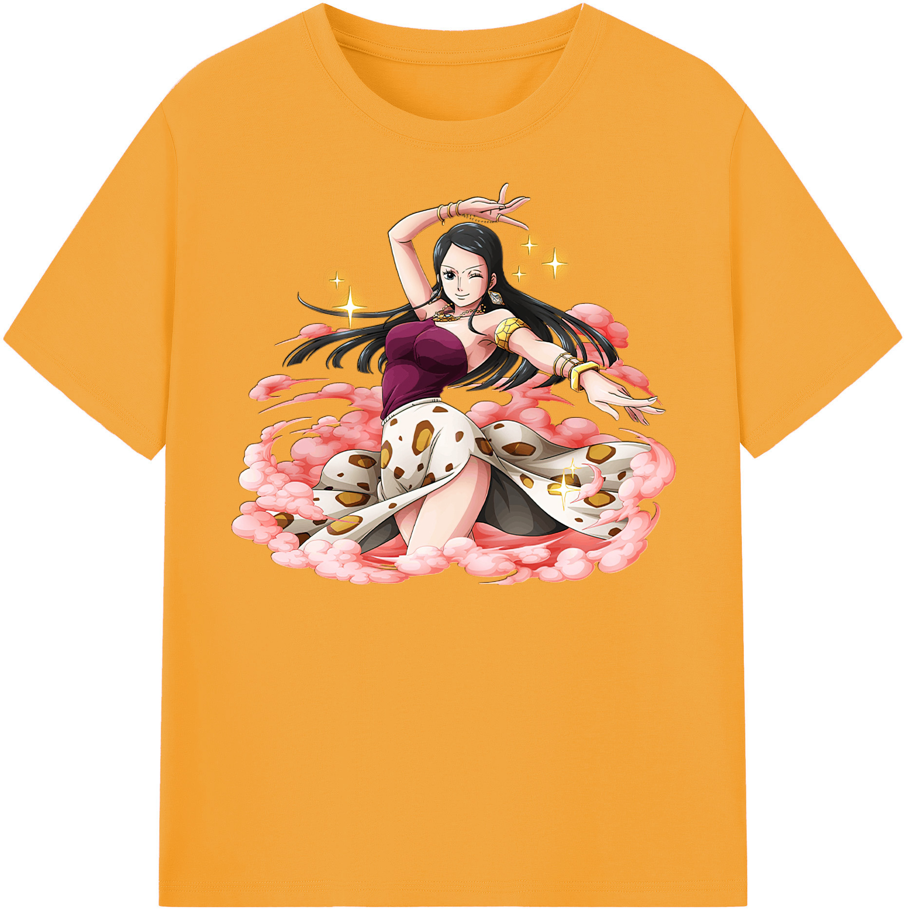 ワンピース ニコ・ロビン ONE PIECE Nico Robin レディースカジュアルプリントTシャツ（綿100％）