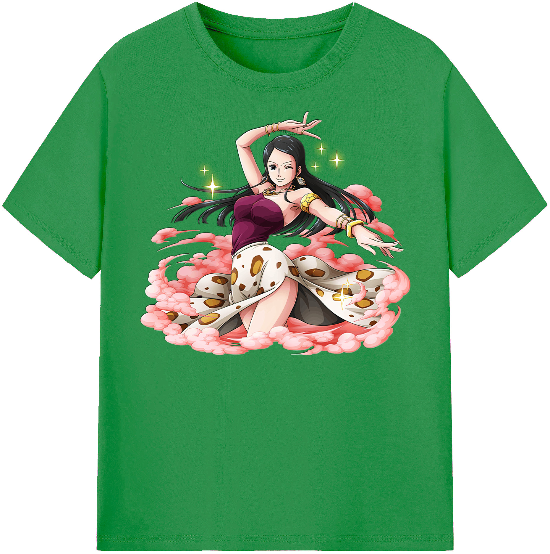 ワンピース ニコ・ロビン ONE PIECE Nico Robin レディースカジュアルプリントTシャツ（綿100％）