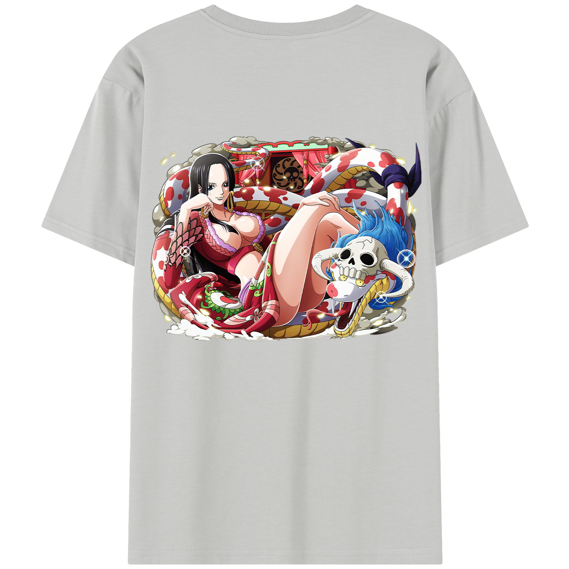 ワンピース ボア・ハンコック ONE PIECE Boa·Hancock レディース半袖Tシャツ(バックプリント)