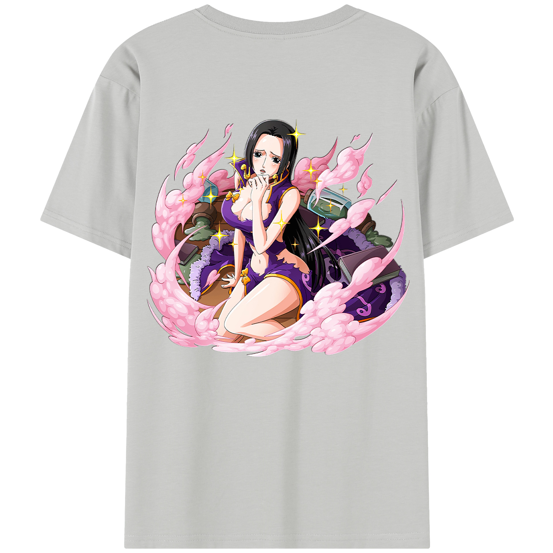 ワンピース ボア・ハンコック ONE PIECE Boa·Hancock レディース半袖Tシャツ(バックプリント)