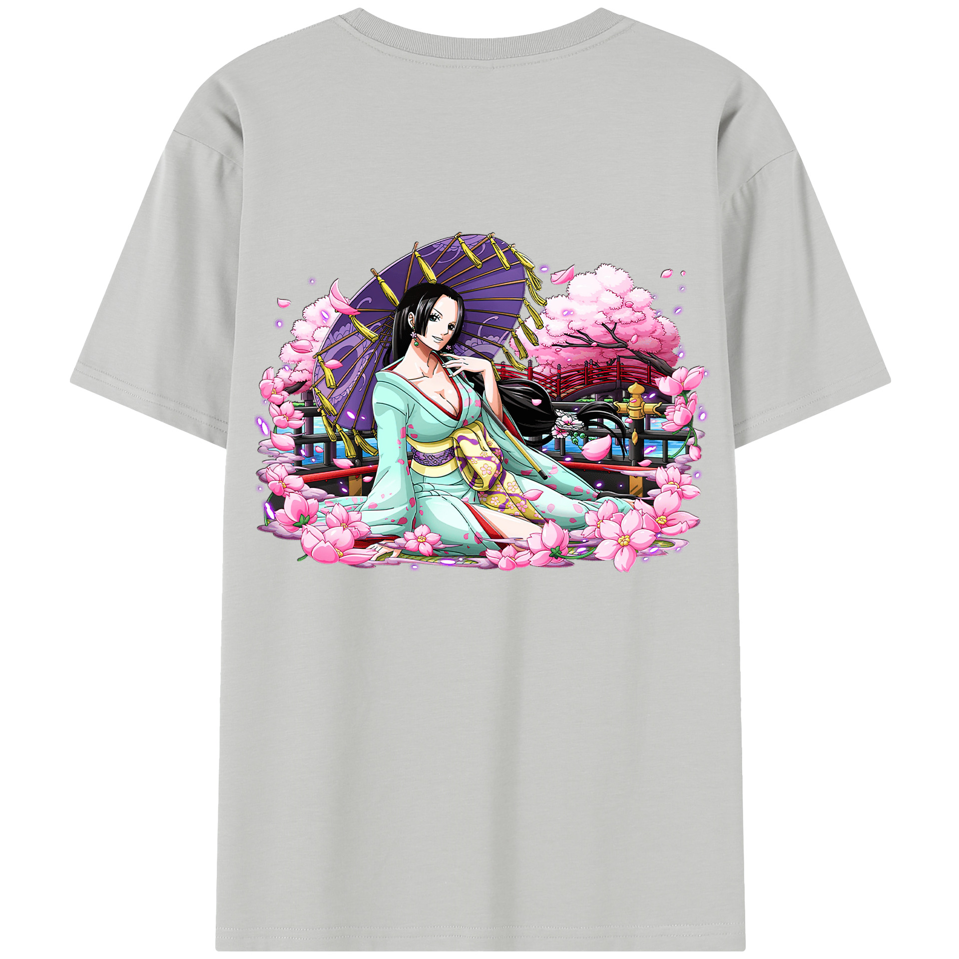 ワンピース ボア・ハンコック ONE PIECE Boa·Hancock レディース半袖Tシャツ(バックプリント)