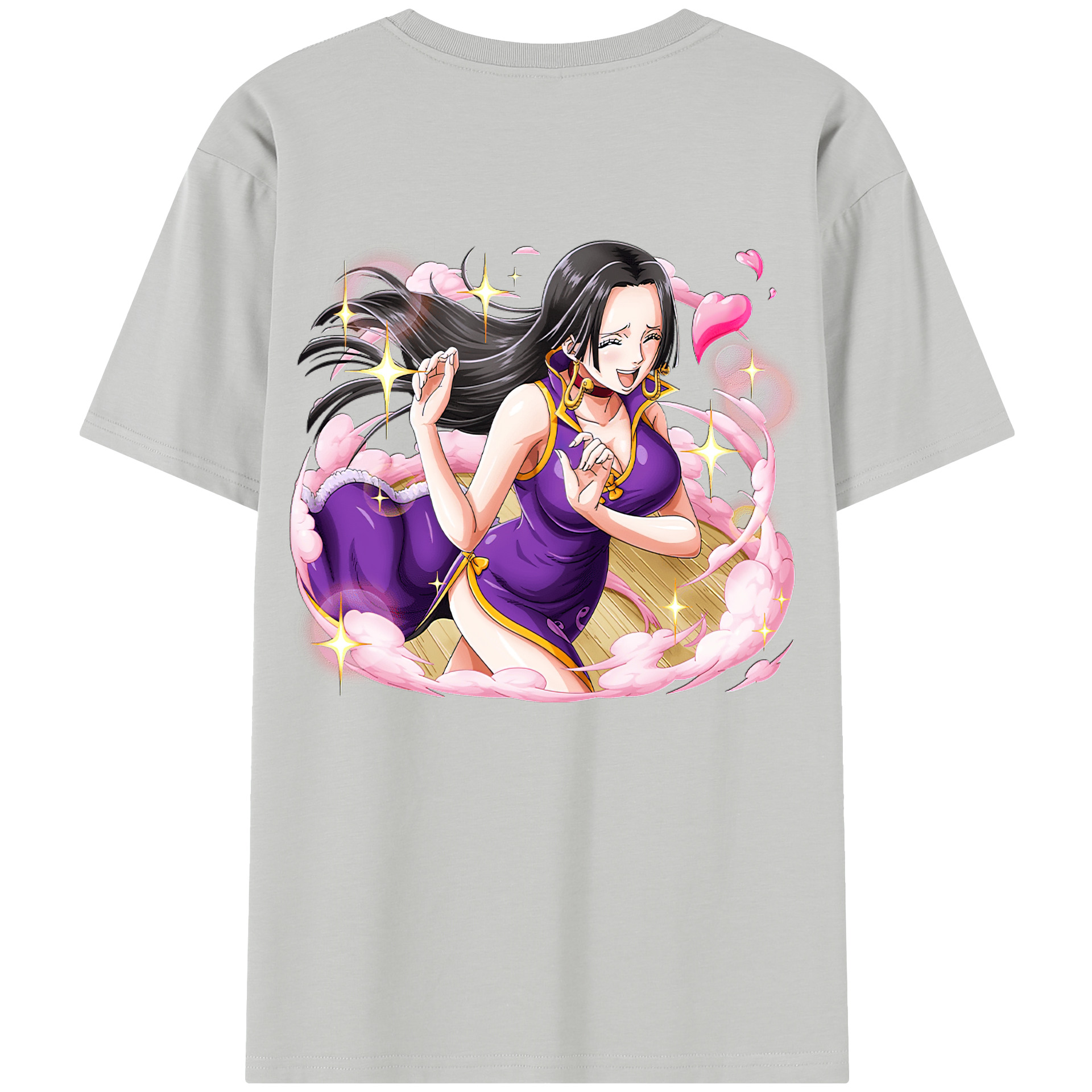 ワンピース ボア・ハンコック ONE PIECE Boa·Hancock レディース半袖Tシャツ(バックプリント)
