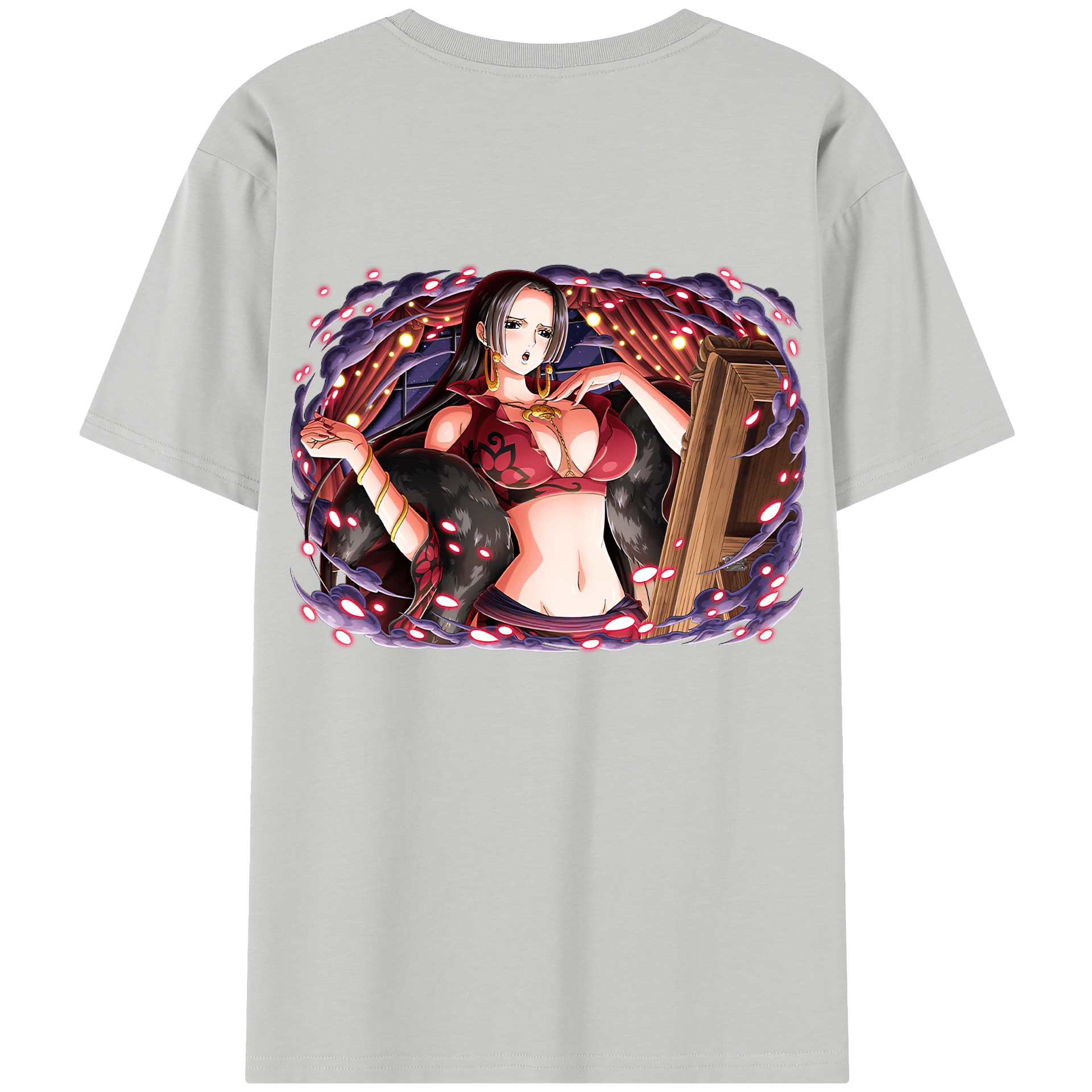 ワンピース ボア・ハンコック ONE PIECE Boa·Hancock レディース半袖Tシャツ(バックプリント)