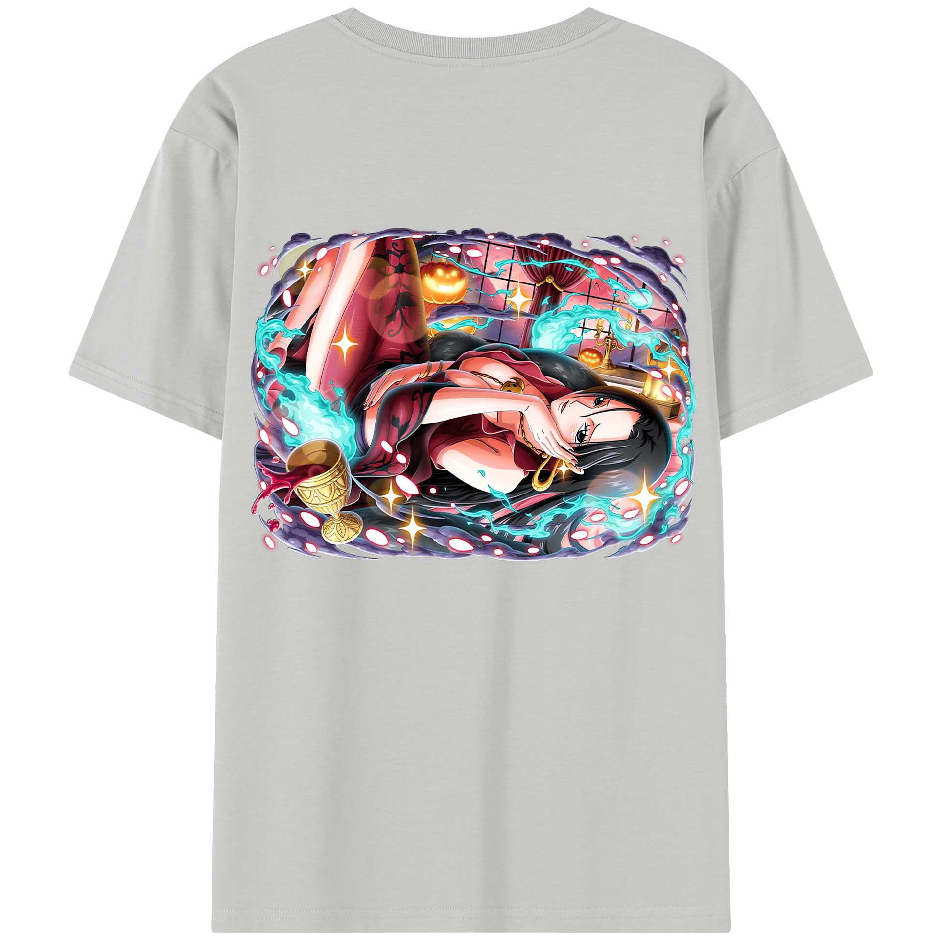ワンピース ボア・ハンコック ONE PIECE Boa·Hancock レディース半袖Tシャツ(バックプリント)