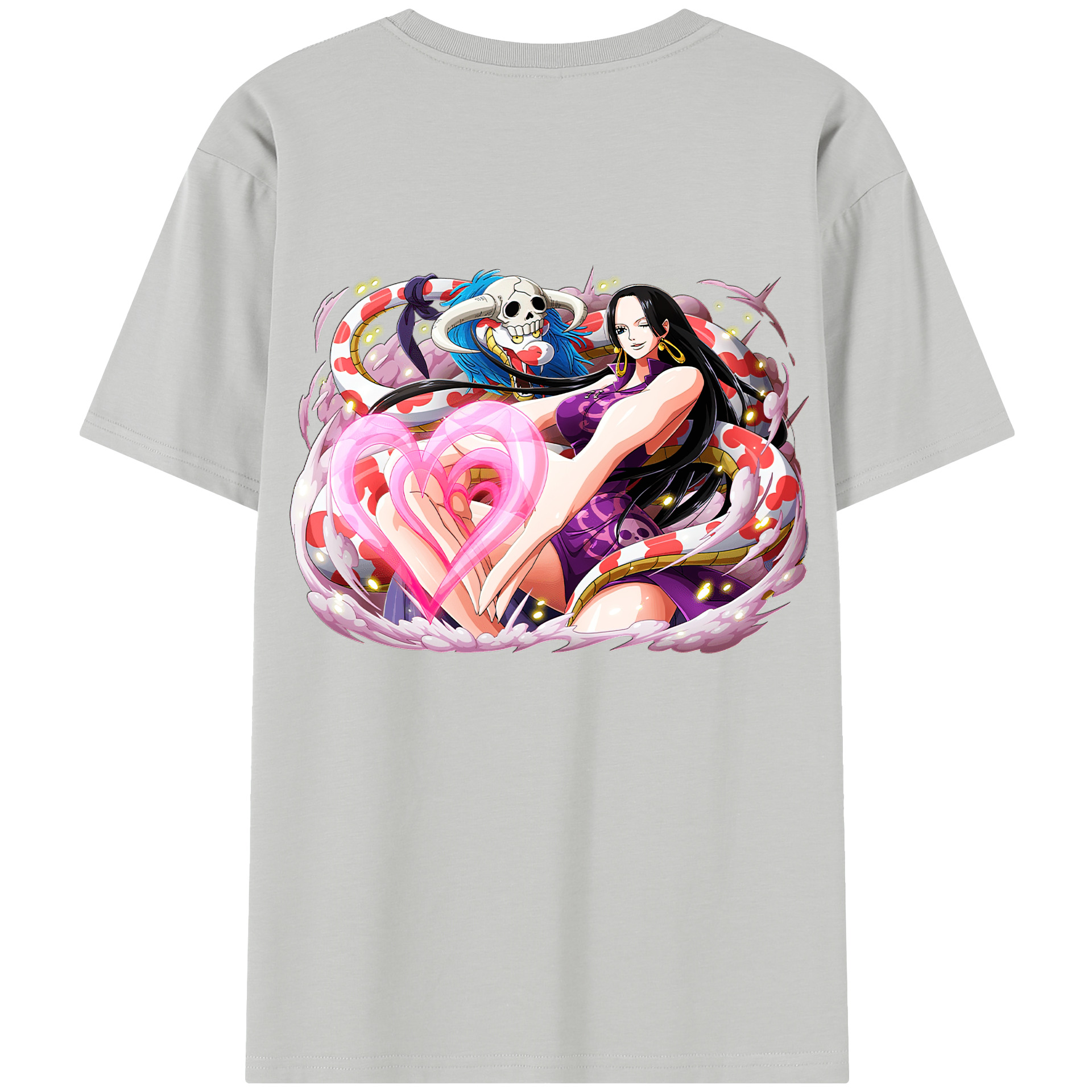 ワンピース ボア・ハンコック ONE PIECE Boa·Hancock レディース半袖Tシャツ(バックプリント)