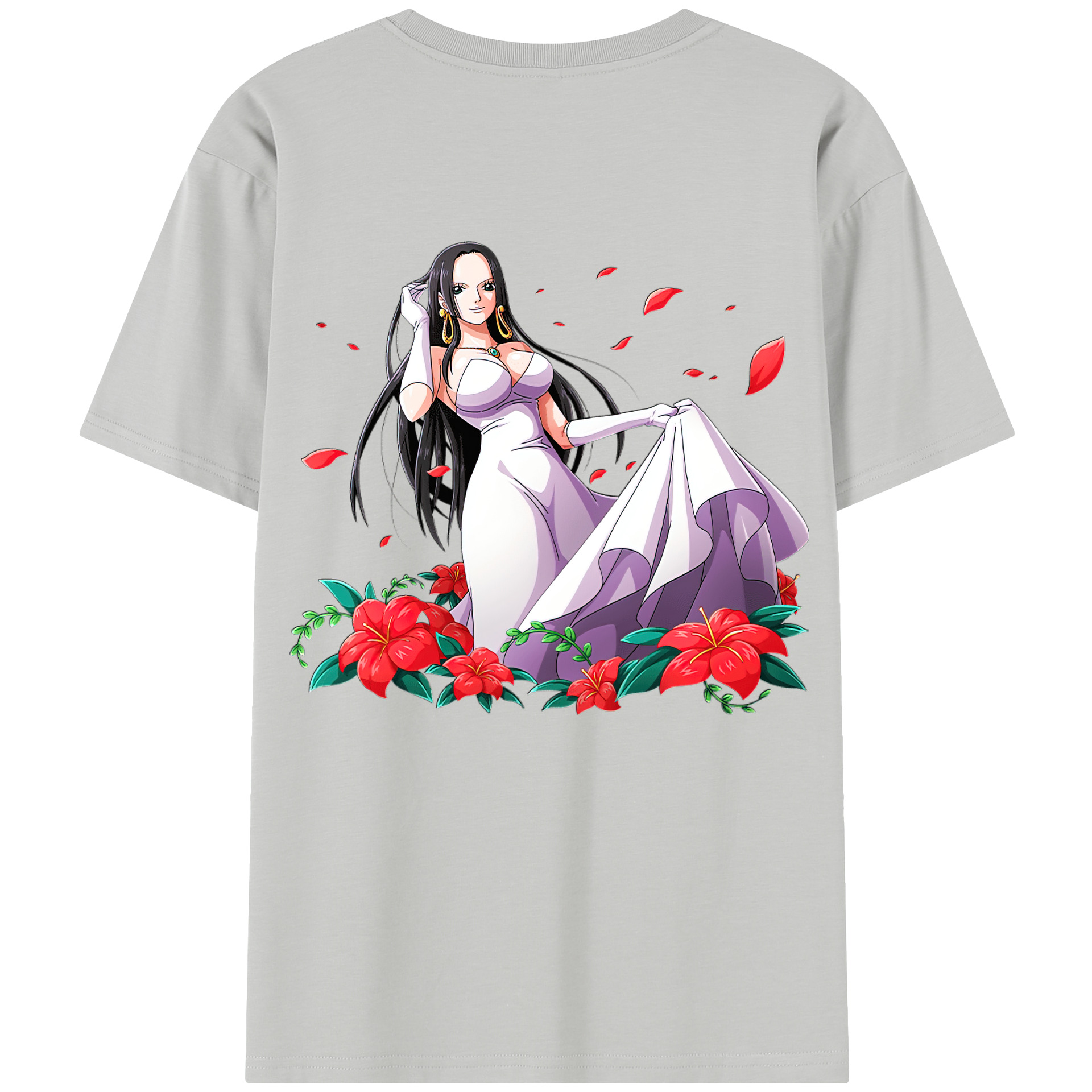 ワンピース ボア・ハンコック ONE PIECE Boa·Hancock レディース半袖Tシャツ(バックプリント)