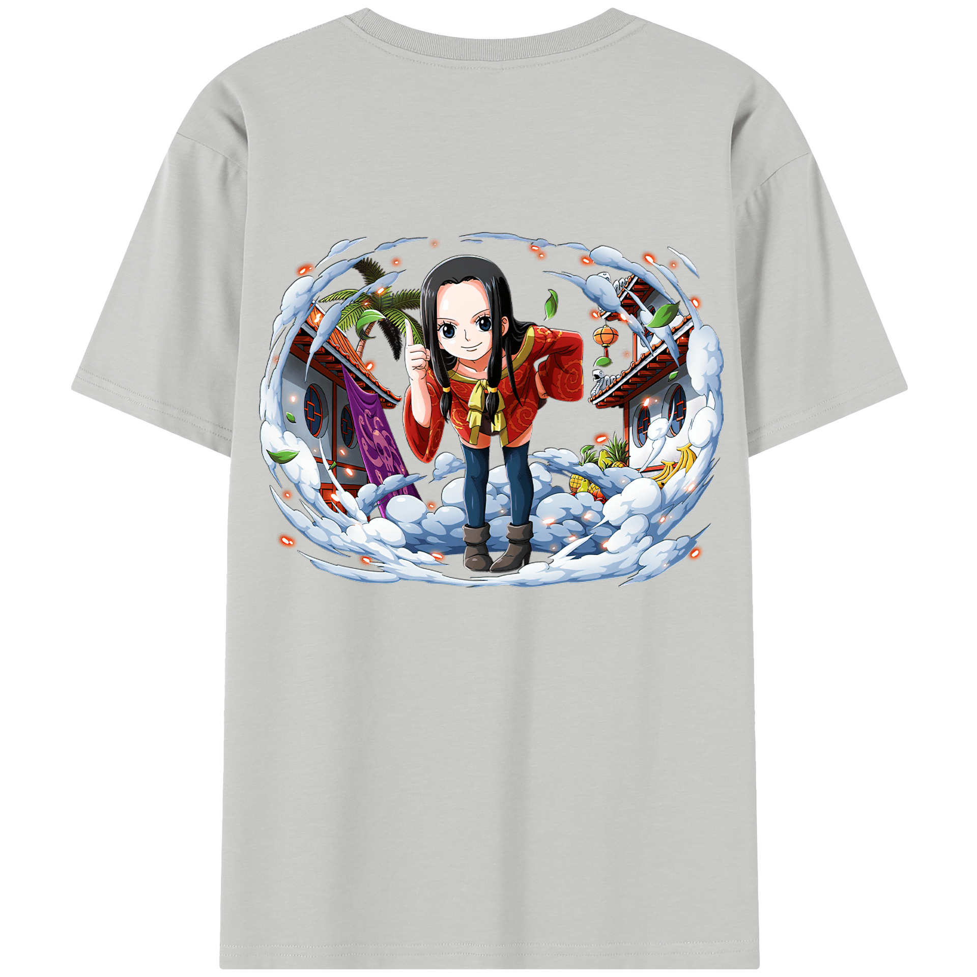 ワンピース ボア・ハンコック ONE PIECE Boa·Hancock レディース半袖Tシャツ(バックプリント)