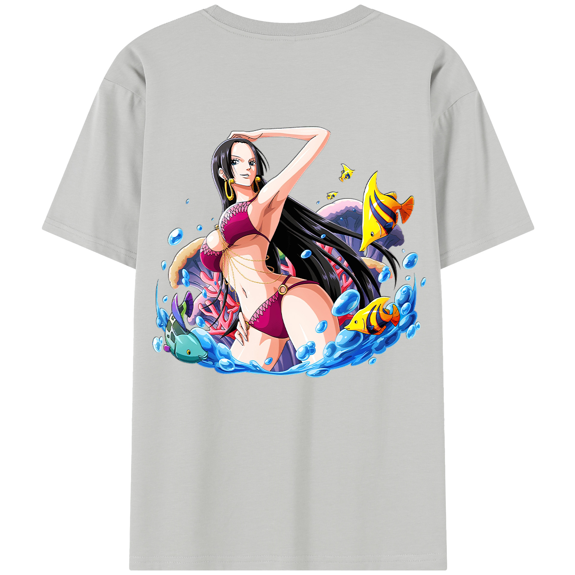 ワンピース ボア・ハンコック ONE PIECE Boa·Hancock レディース半袖Tシャツ(バックプリント)