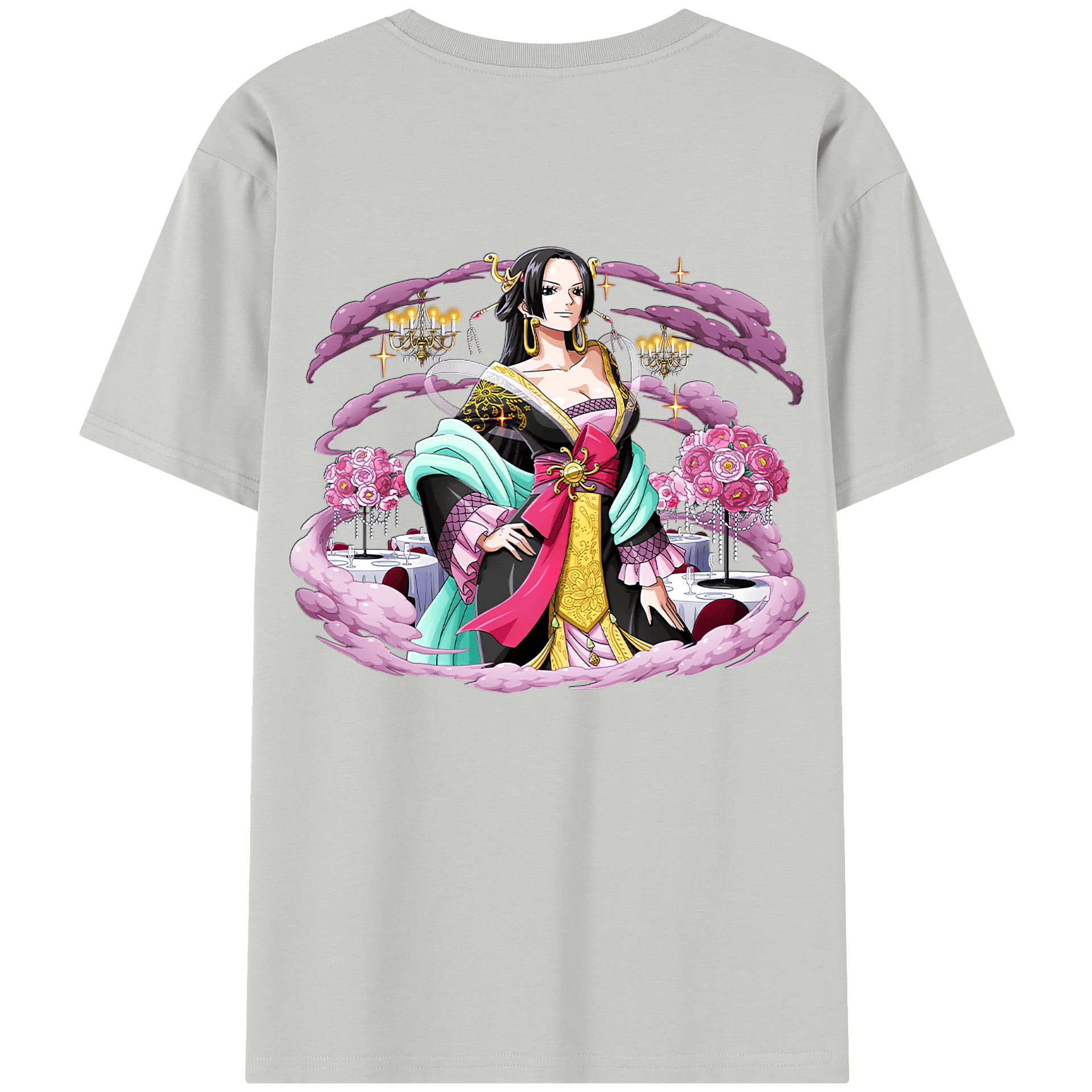 ワンピース ボア・ハンコック ONE PIECE Boa·Hancock レディース半袖Tシャツ(バックプリント)