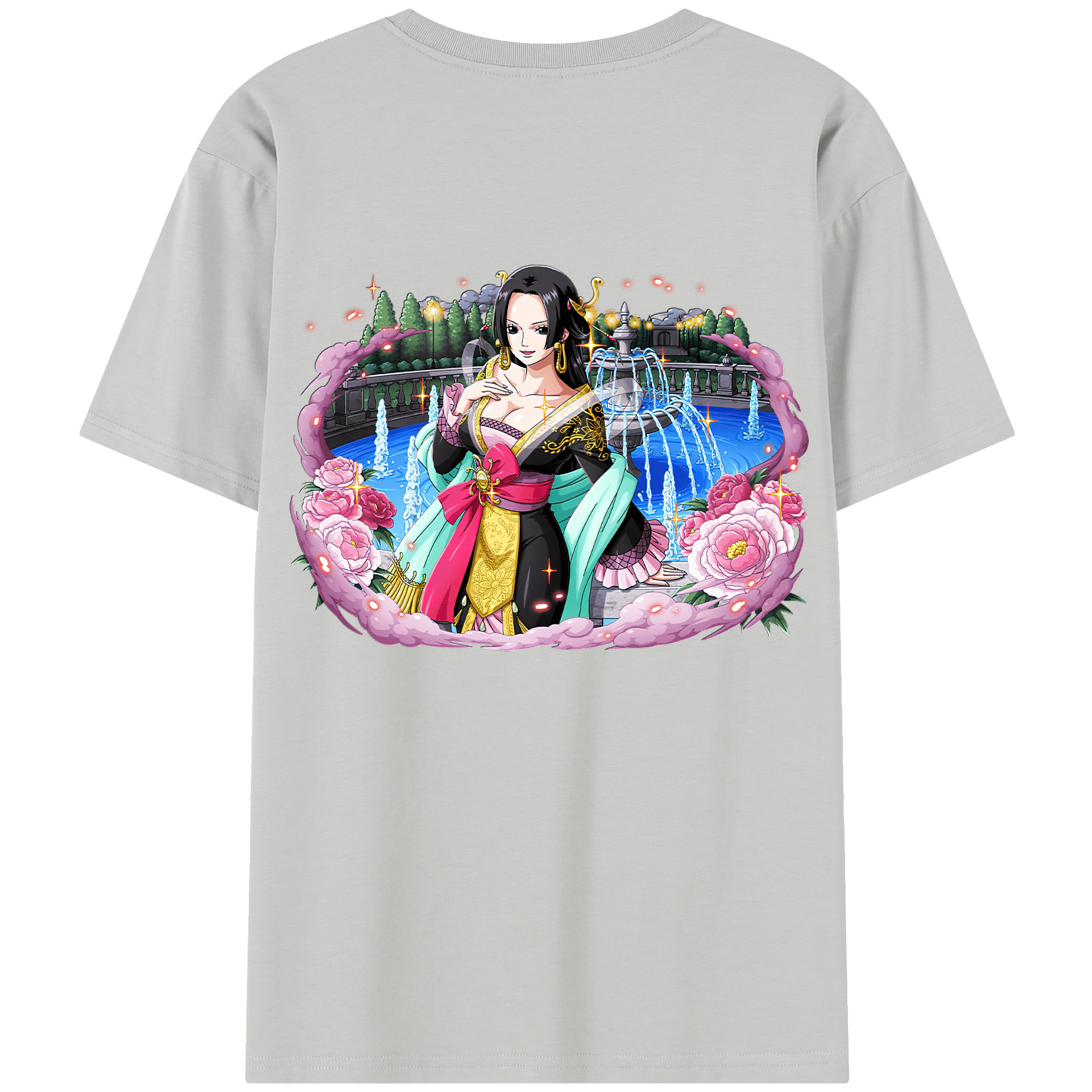 ワンピース ボア・ハンコック ONE PIECE Boa·Hancock レディース半袖Tシャツ(バックプリント)