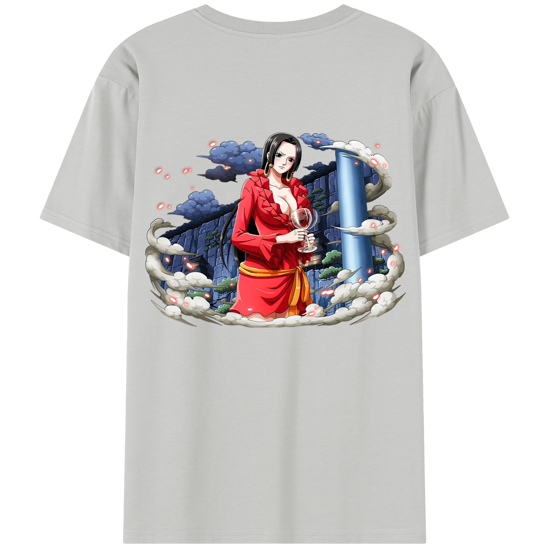 ワンピース ボア・ハンコック ONE PIECE Boa·Hancock レディース半袖Tシャツ(バックプリント)