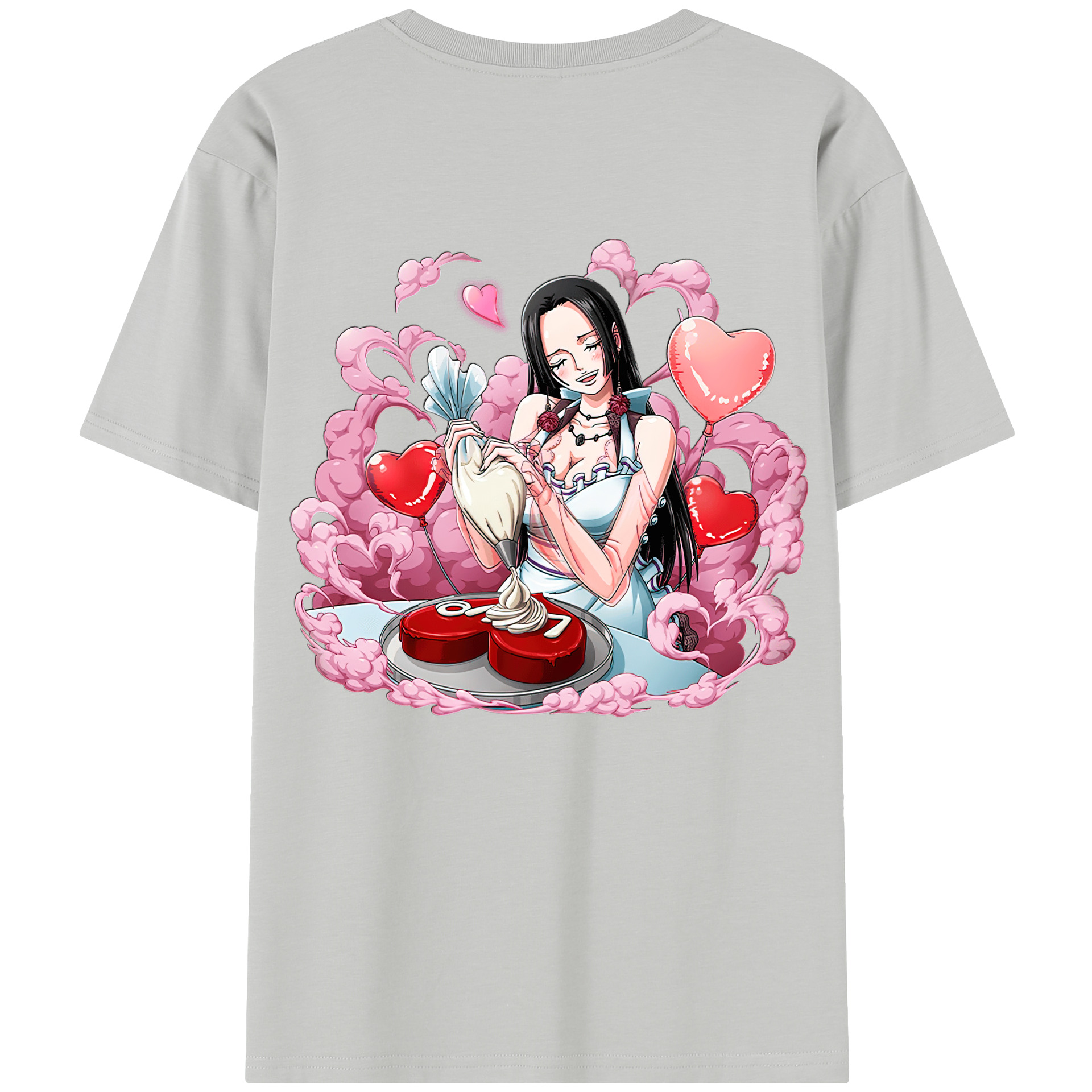 ワンピース ボア・ハンコック ONE PIECE Boa·Hancock レディース半袖Tシャツ(バックプリント)