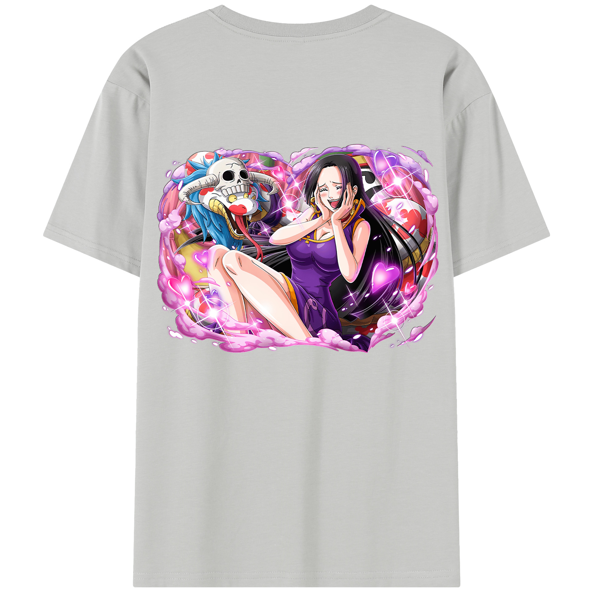 ワンピース ボア・ハンコック ONE PIECE Boa·Hancock レディース半袖Tシャツ(バックプリント)