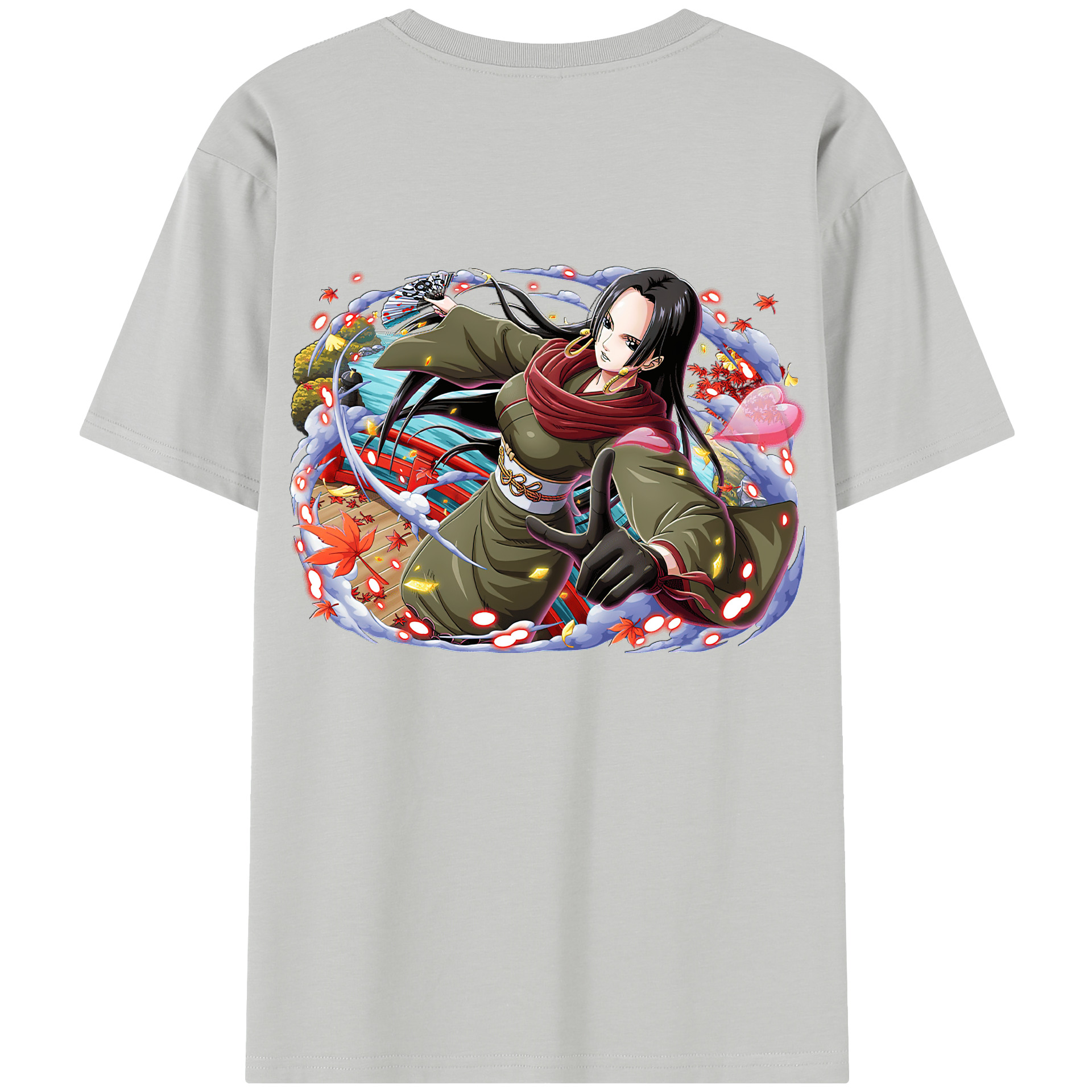 ワンピース ボア・ハンコック ONE PIECE Boa·Hancock レディース半袖Tシャツ(バックプリント)