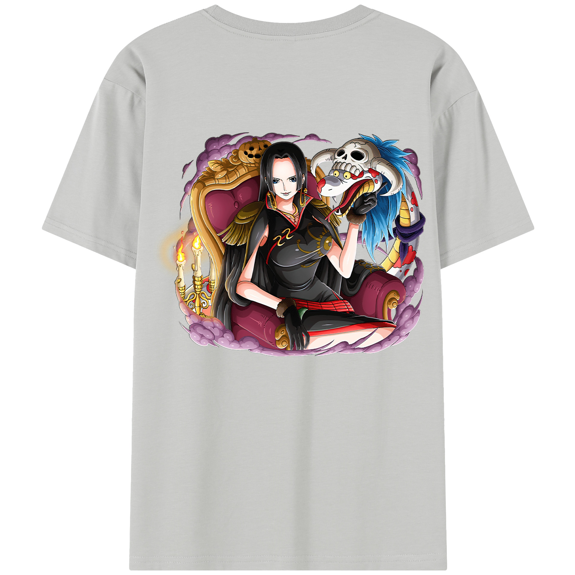 ワンピース ボア・ハンコック ONE PIECE Boa·Hancock レディース半袖Tシャツ(バックプリント)
