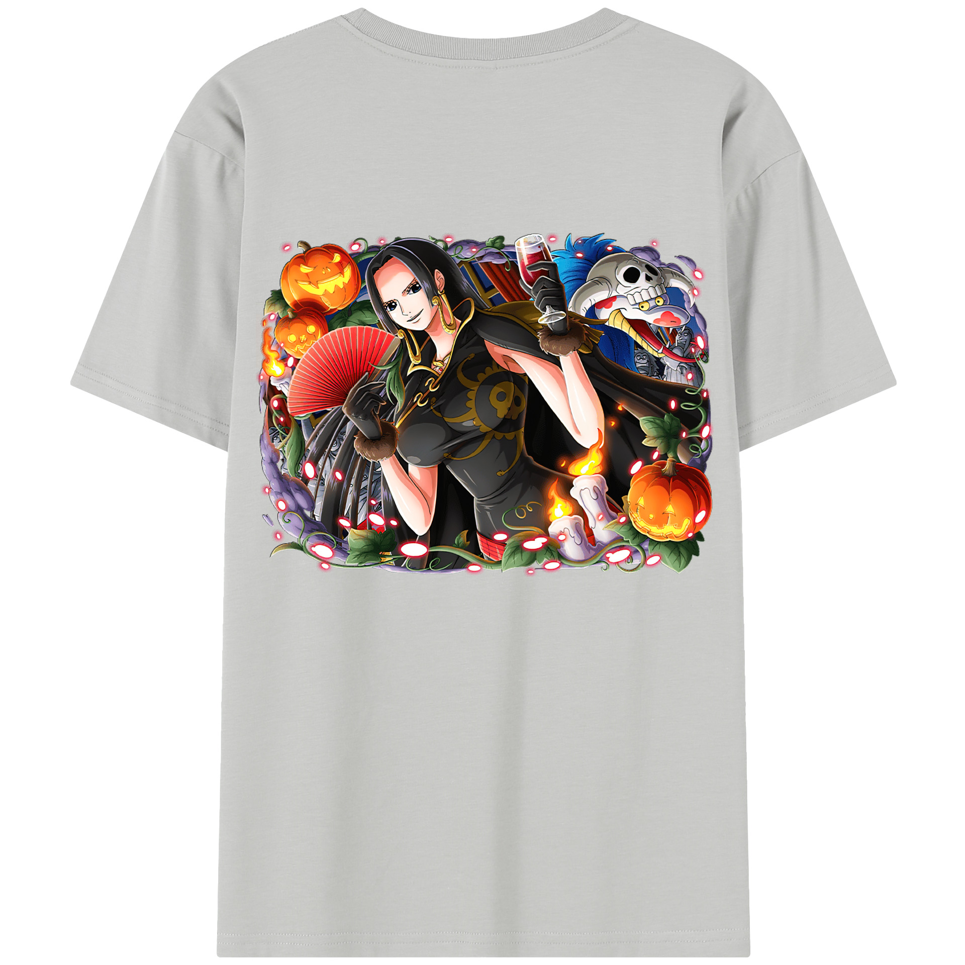 ワンピース ボア・ハンコック ONE PIECE Boa·Hancock レディース半袖Tシャツ(バックプリント)