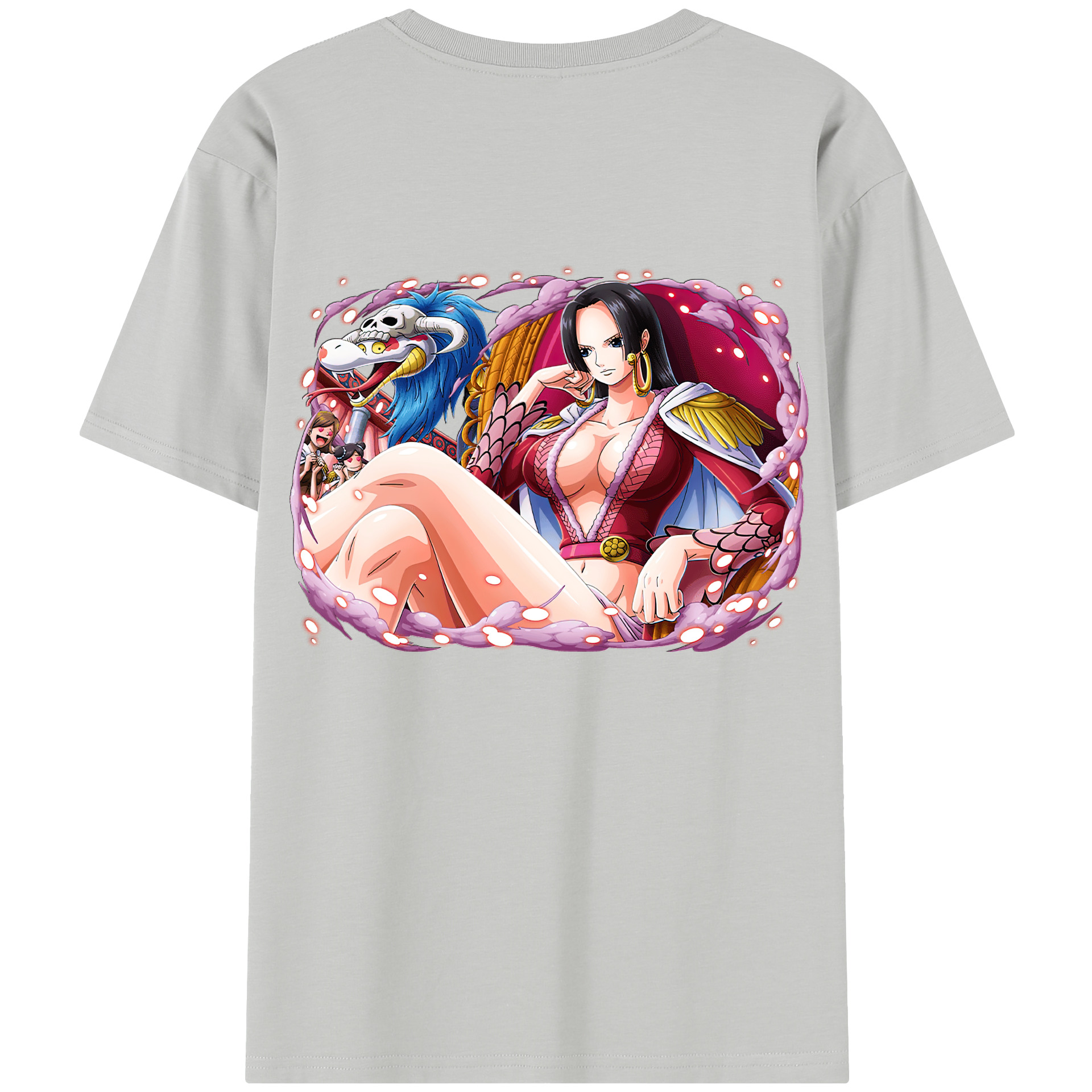 ワンピース ボア・ハンコック ONE PIECE Boa·Hancock レディース半袖Tシャツ(バックプリント)