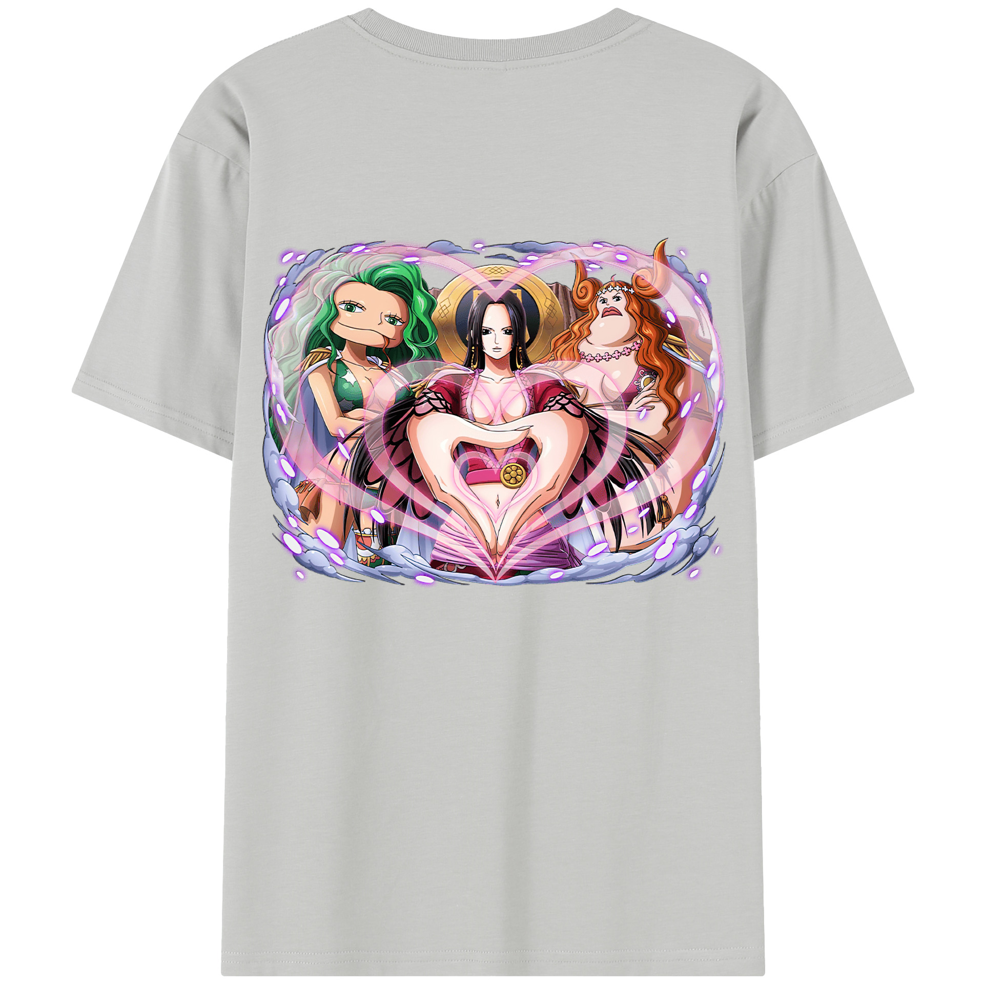 ワンピース ボア・ハンコック ONE PIECE Boa·Hancock レディース半袖Tシャツ(バックプリント)