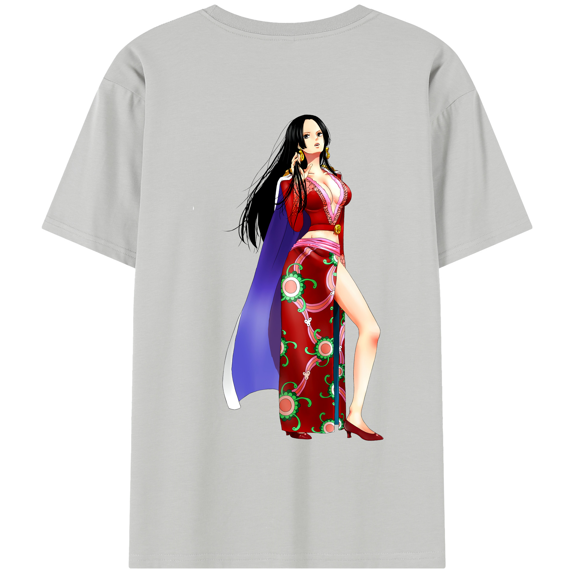 ワンピース ボア・ハンコック ONE PIECE Boa·Hancock レディース半袖Tシャツ(バックプリント)