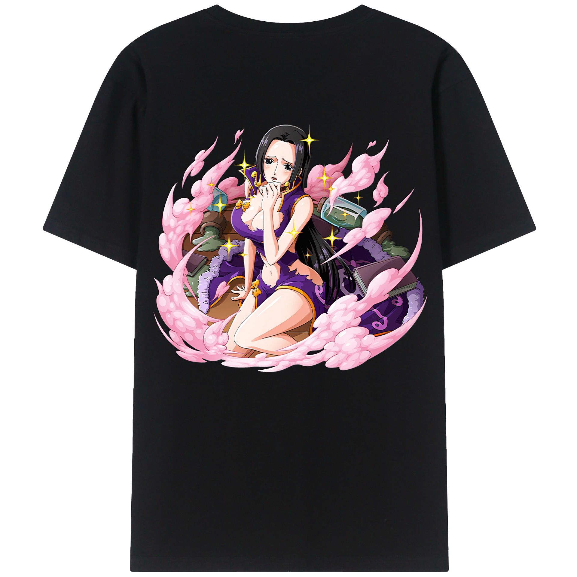 ワンピース ボア・ハンコック ONE PIECE Boa·Hancock レディース半袖Tシャツ(バックプリント)