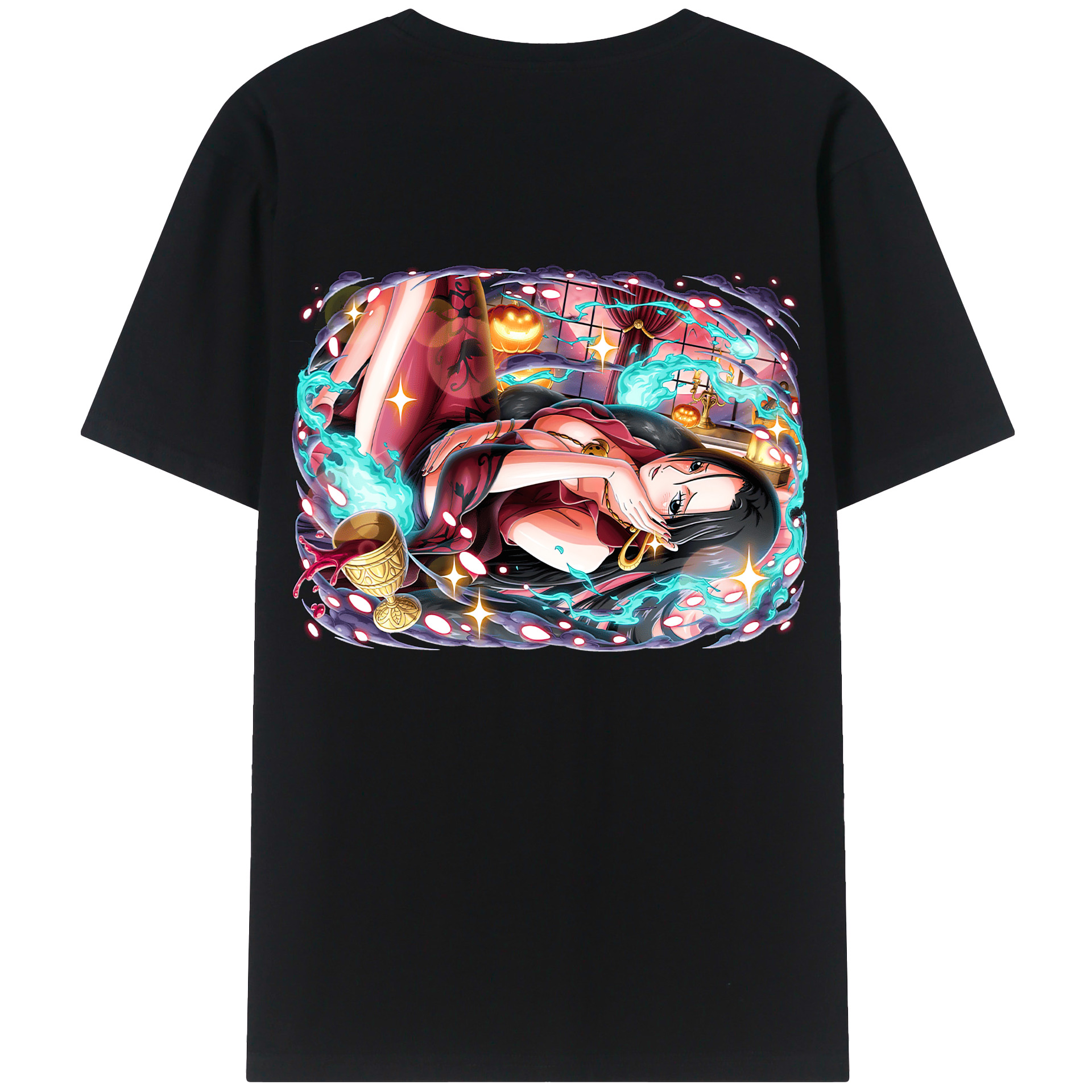 ワンピース ボア・ハンコック ONE PIECE Boa·Hancock レディース半袖Tシャツ(バックプリント)