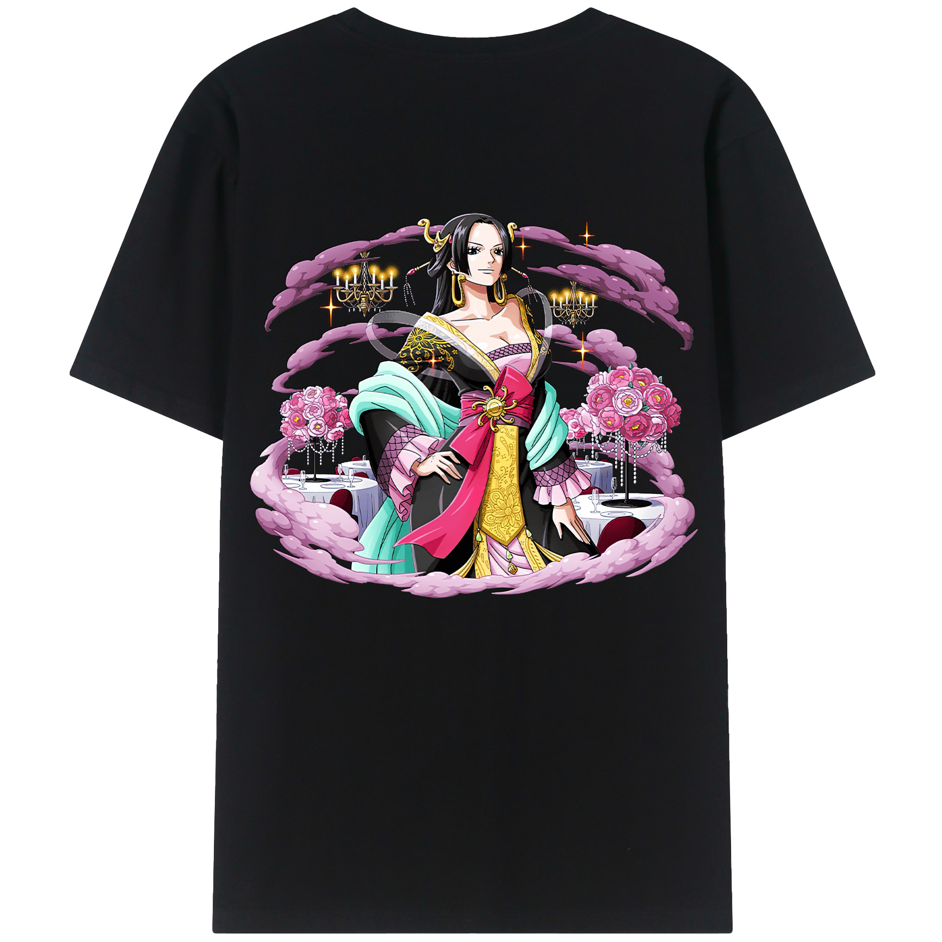 ワンピース ボア・ハンコック ONE PIECE Boa·Hancock レディース半袖Tシャツ(バックプリント)