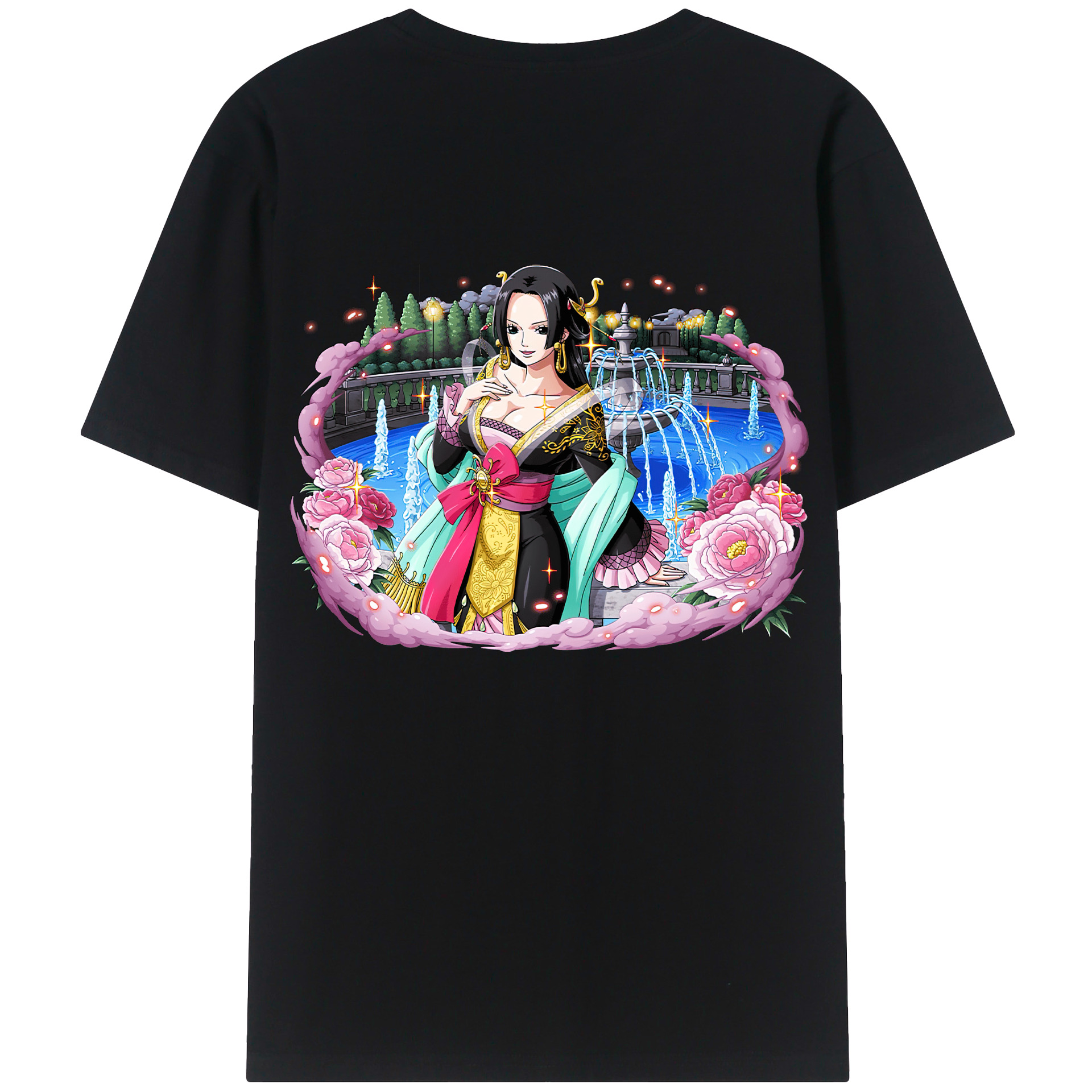ワンピース ボア・ハンコック ONE PIECE Boa·Hancock レディース半袖Tシャツ(バックプリント)