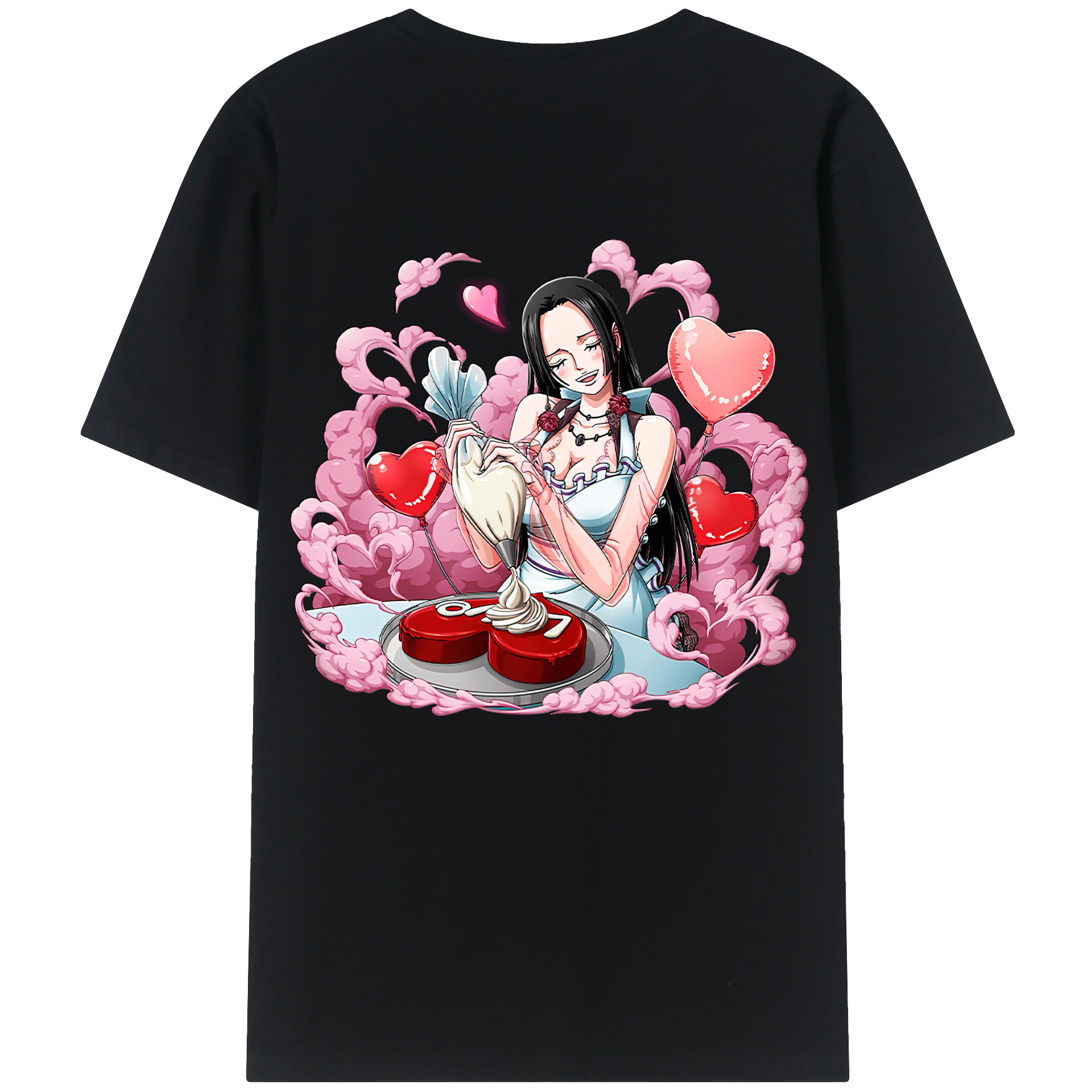 ワンピース ボア・ハンコック ONE PIECE Boa·Hancock レディース半袖Tシャツ(バックプリント)