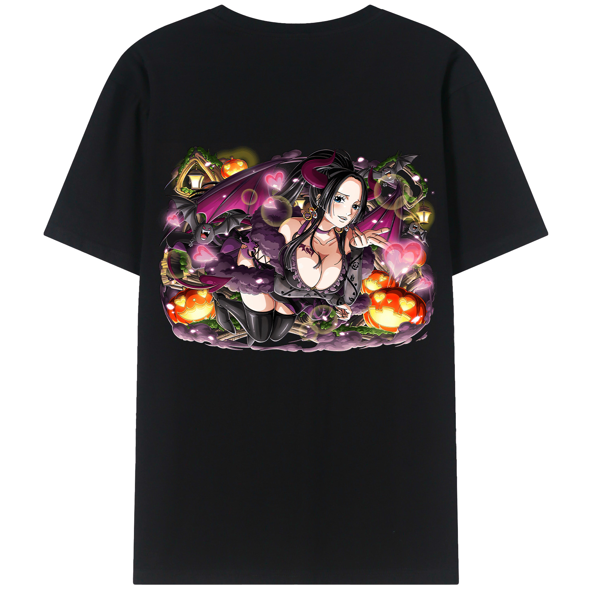 ワンピース ボア・ハンコック ONE PIECE Boa·Hancock レディース半袖Tシャツ(バックプリント)
