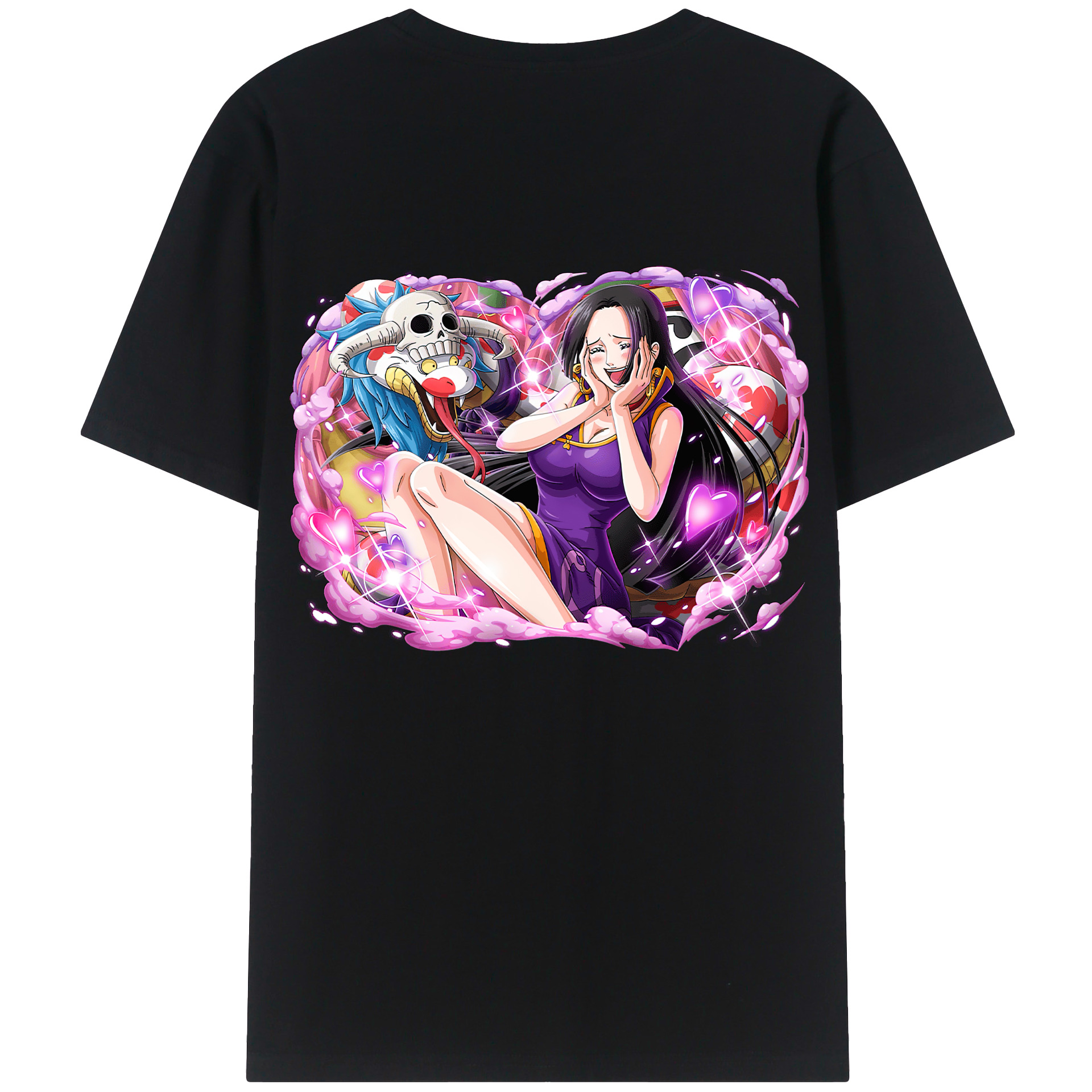 ワンピース ボア・ハンコック ONE PIECE Boa·Hancock レディース半袖Tシャツ(バックプリント)