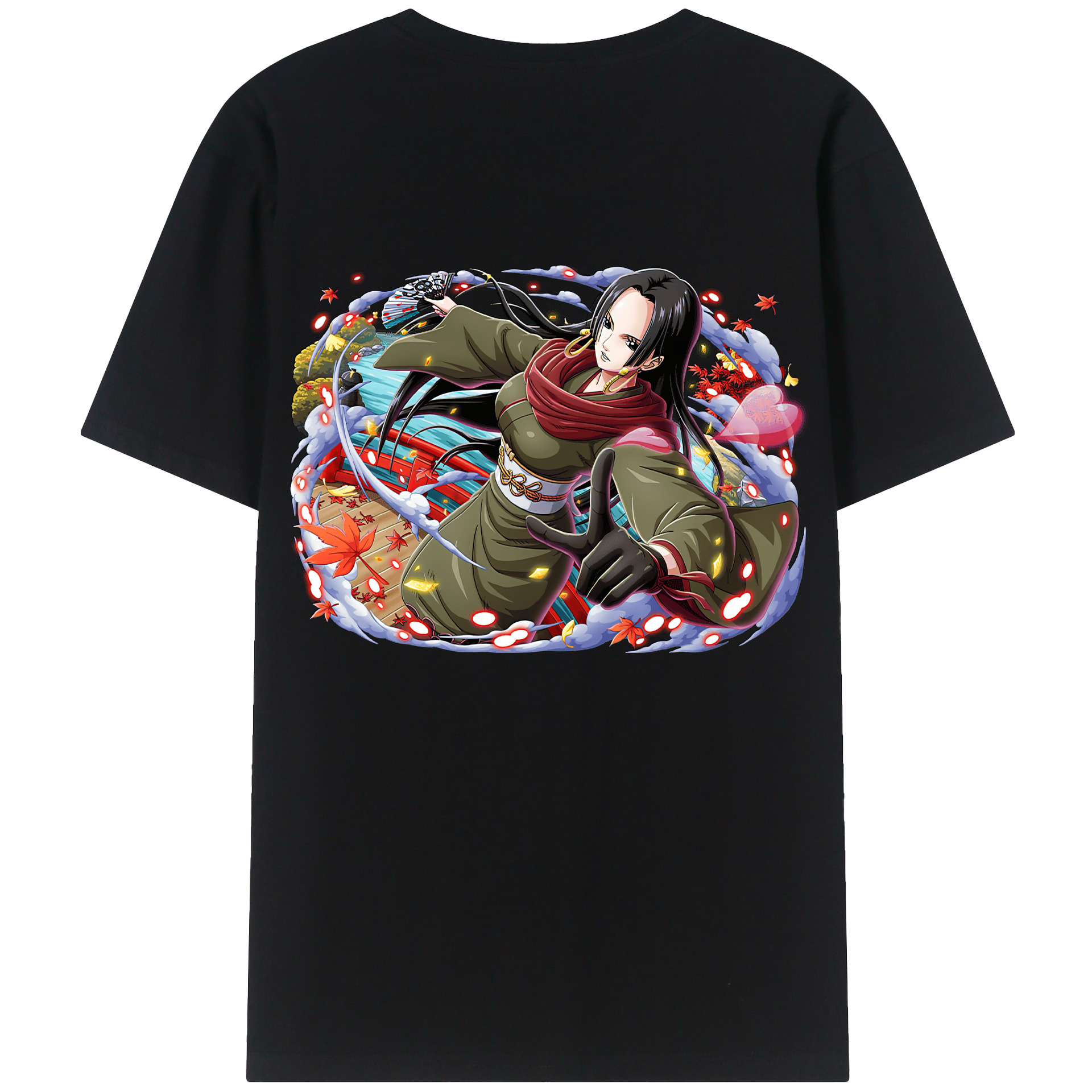 ワンピース ボア・ハンコック ONE PIECE Boa·Hancock レディース半袖Tシャツ(バックプリント)
