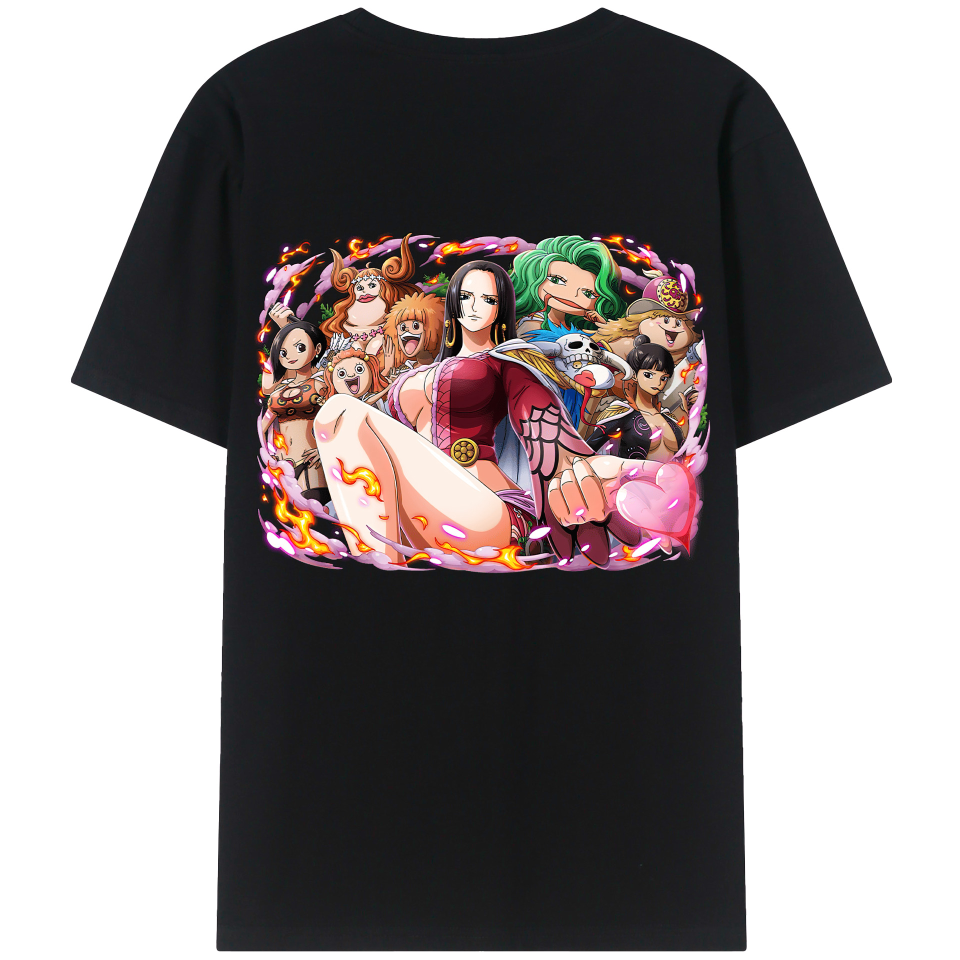 ワンピース ボア・ハンコック ONE PIECE Boa·Hancock レディース半袖Tシャツ(バックプリント)
