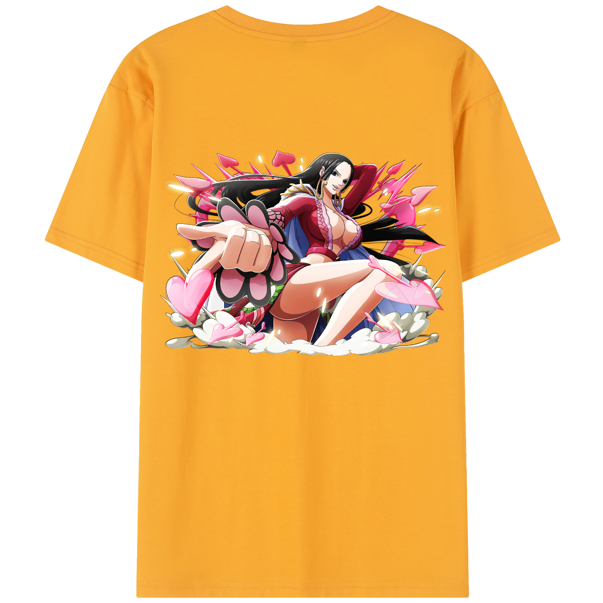 ワンピース ボア・ハンコック ONE PIECE Boa·Hancock レディース半袖Tシャツ(バックプリント)