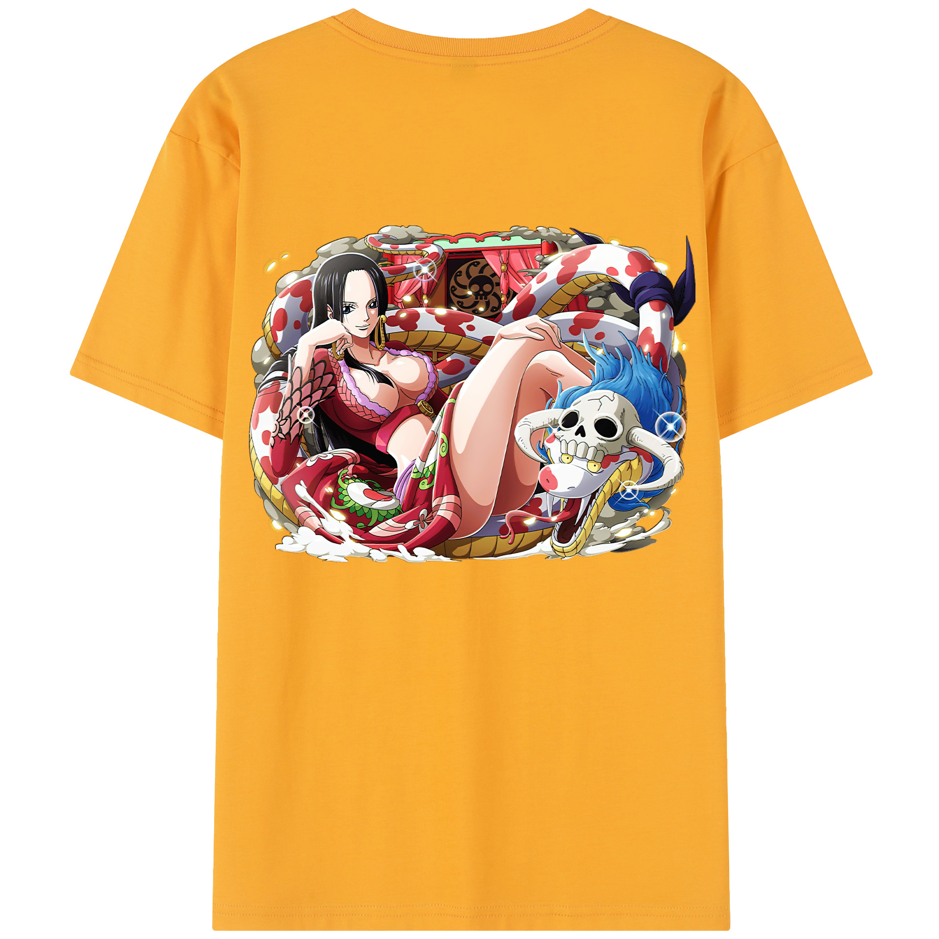 ワンピース ボア・ハンコック ONE PIECE Boa·Hancock レディース半袖Tシャツ(バックプリント)