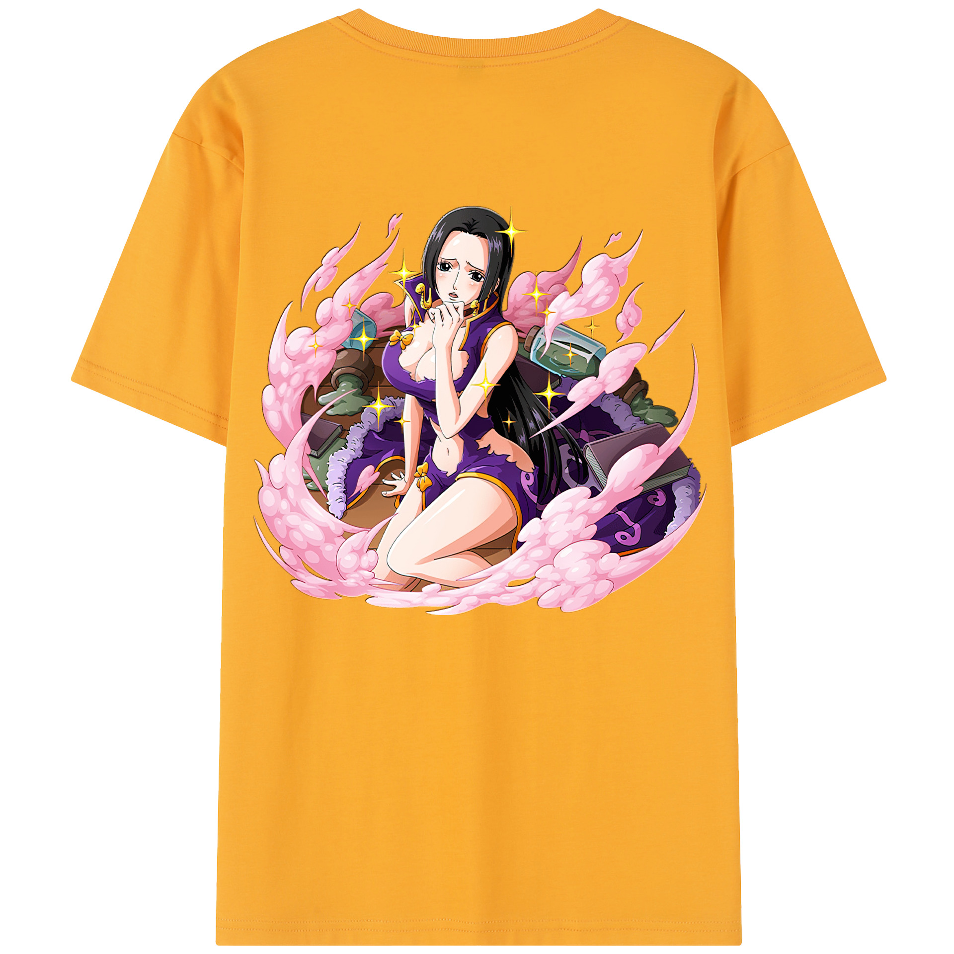 ワンピース ボア・ハンコック ONE PIECE Boa·Hancock レディース半袖Tシャツ(バックプリント)
