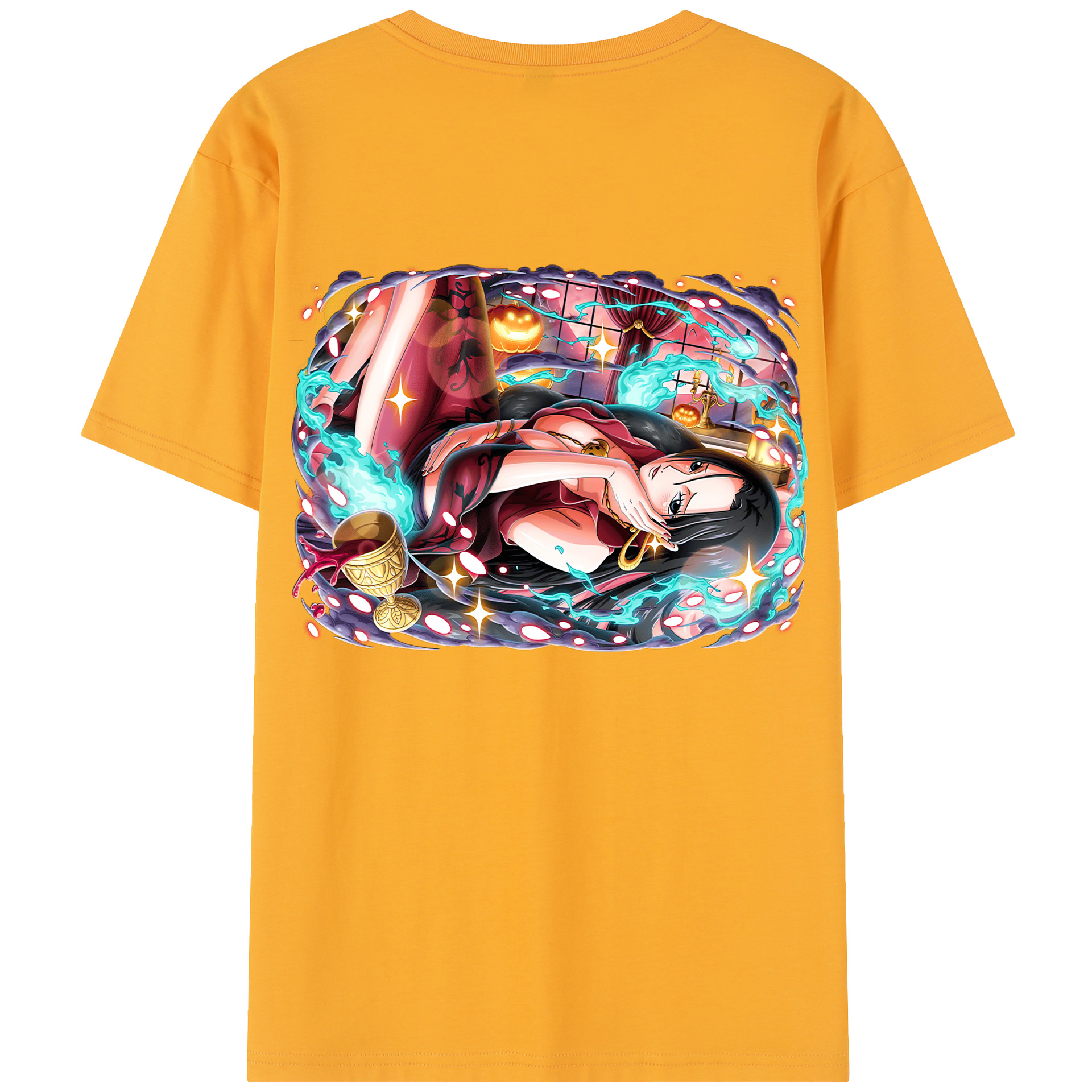 ワンピース ボア・ハンコック ONE PIECE Boa·Hancock レディース半袖Tシャツ(バックプリント)