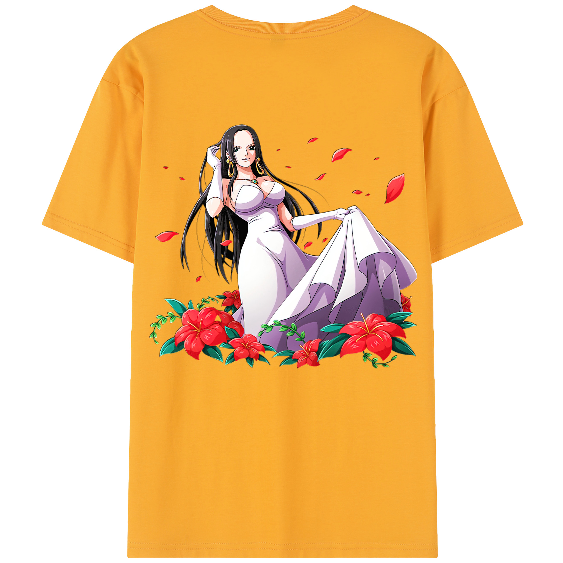 ワンピース ボア・ハンコック ONE PIECE Boa·Hancock レディース半袖Tシャツ(バックプリント)
