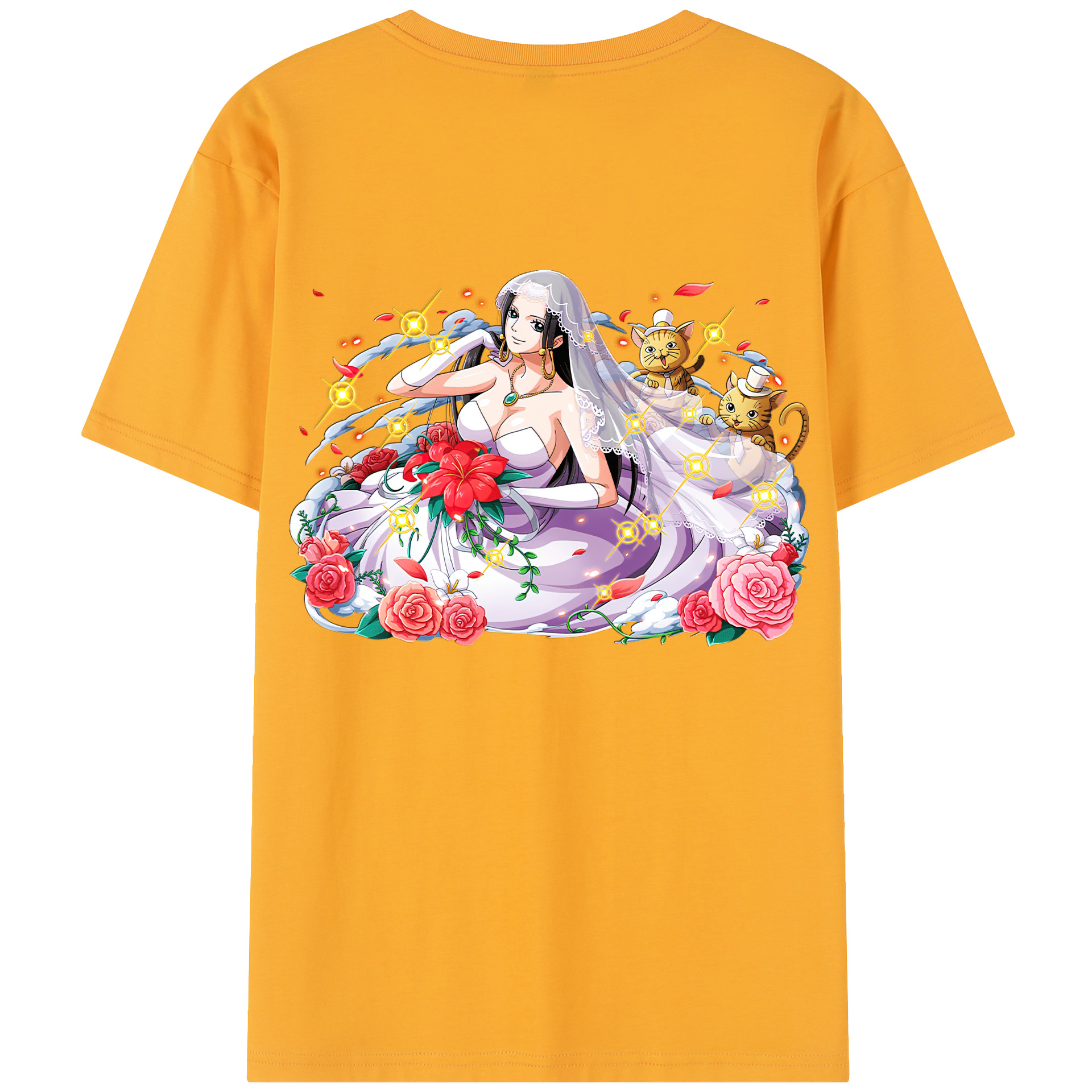 ワンピース ボア・ハンコック ONE PIECE Boa·Hancock レディース半袖Tシャツ(バックプリント)