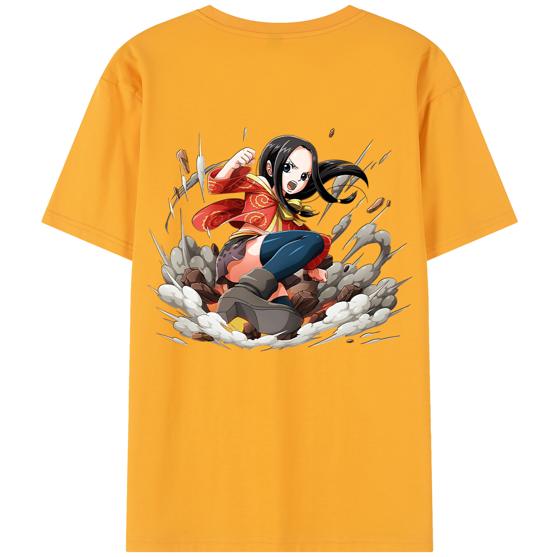 ワンピース ボア・ハンコック ONE PIECE Boa·Hancock レディース半袖Tシャツ(バックプリント)