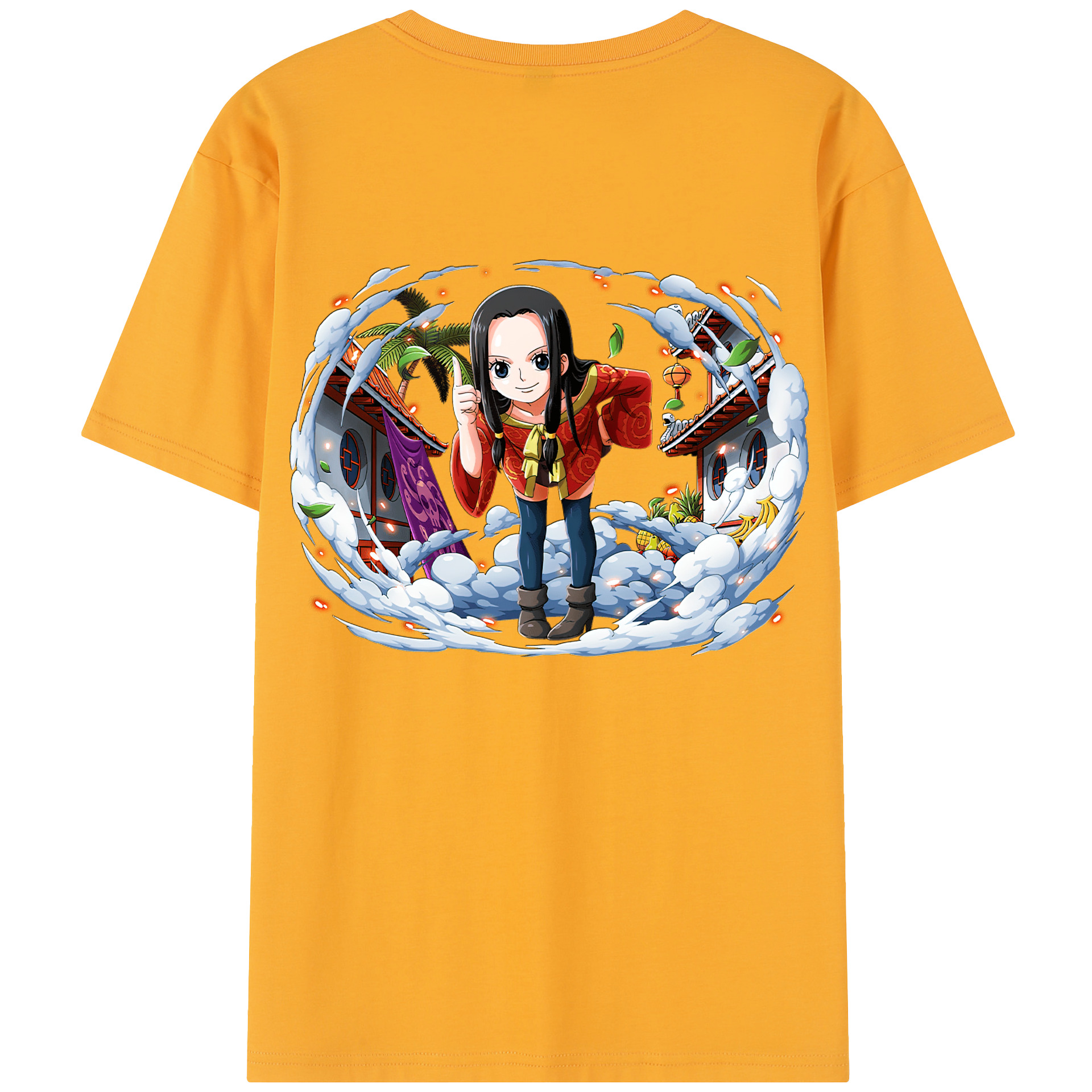 ワンピース ボア・ハンコック ONE PIECE Boa·Hancock レディース半袖Tシャツ(バックプリント)