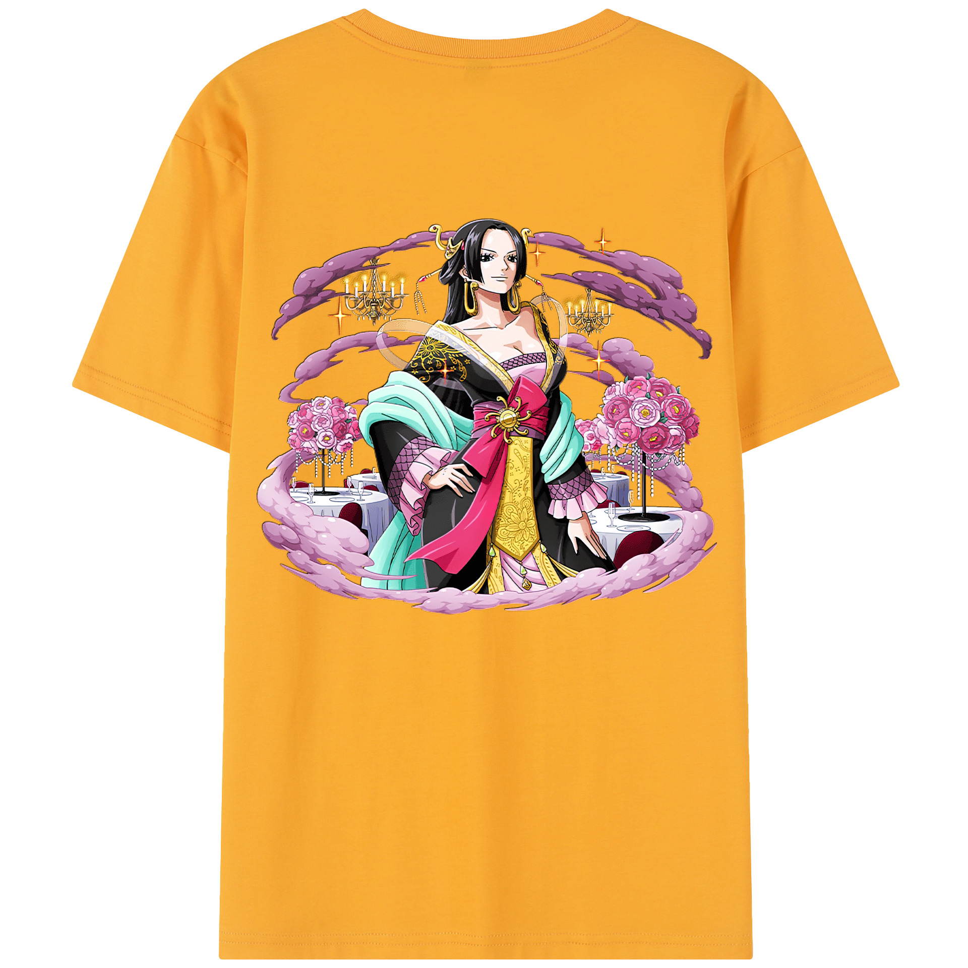 ワンピース ボア・ハンコック ONE PIECE Boa·Hancock レディース半袖Tシャツ(バックプリント)