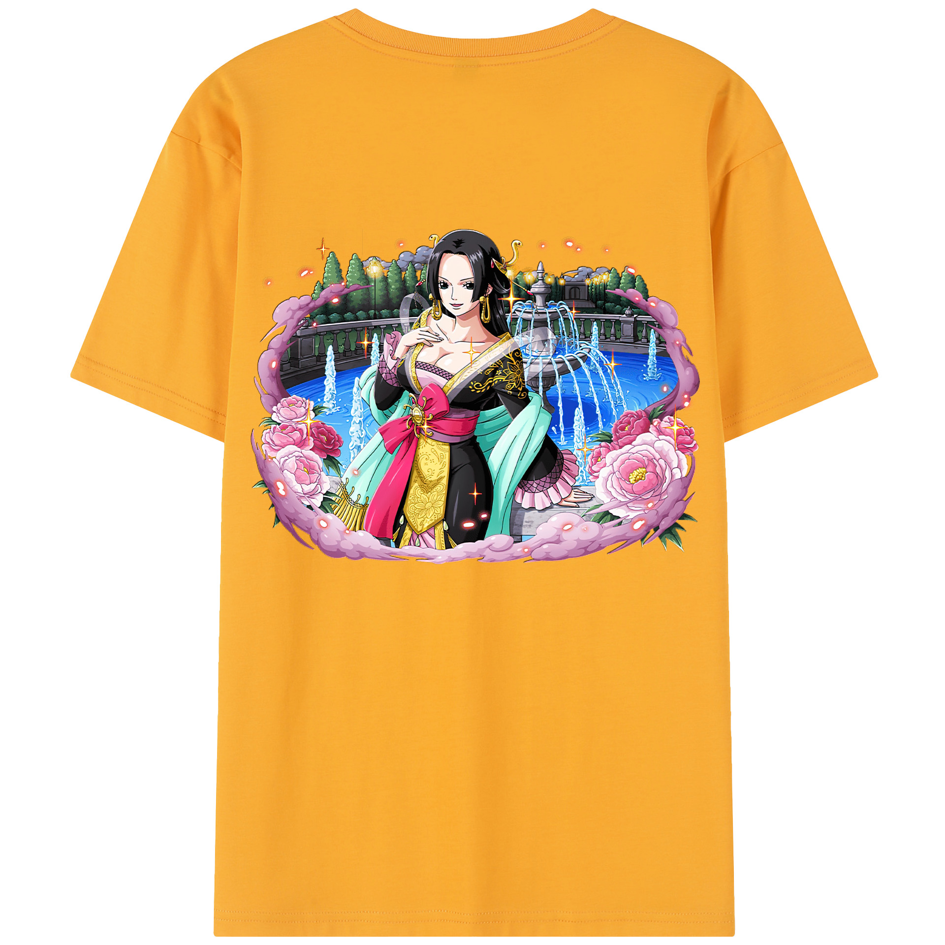 ワンピース ボア・ハンコック ONE PIECE Boa·Hancock レディース半袖Tシャツ(バックプリント)