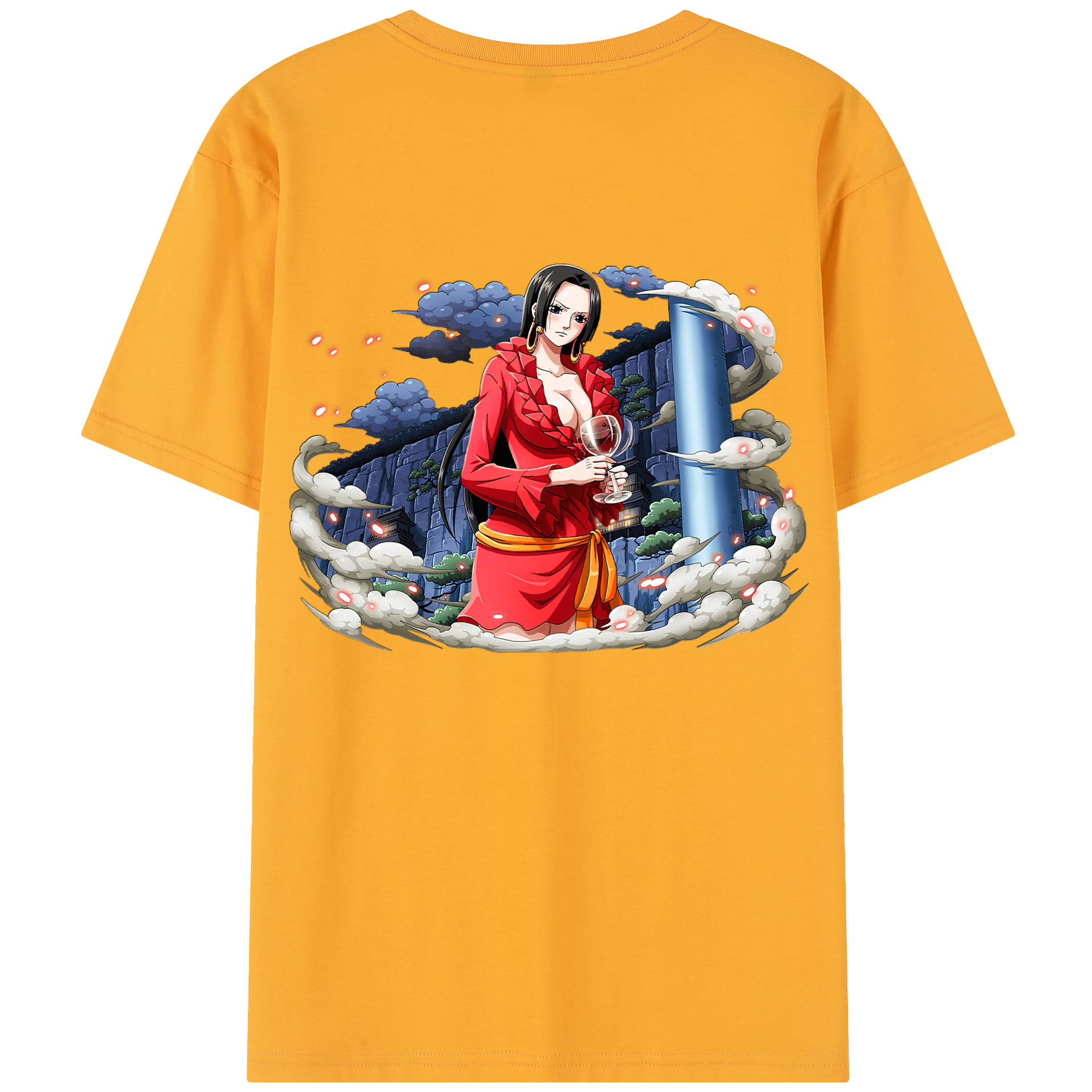 ワンピース ボア・ハンコック ONE PIECE Boa·Hancock レディース半袖Tシャツ(バックプリント)