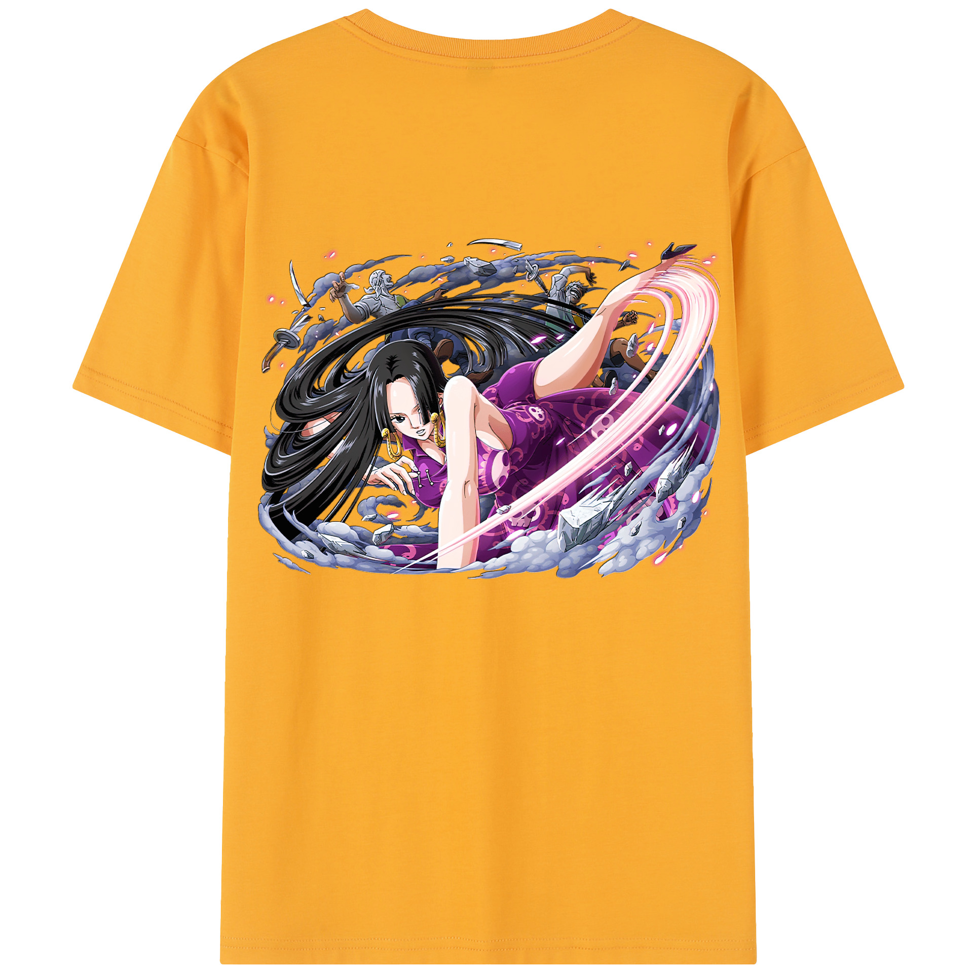 ワンピース ボア・ハンコック ONE PIECE Boa·Hancock レディース半袖Tシャツ(バックプリント)