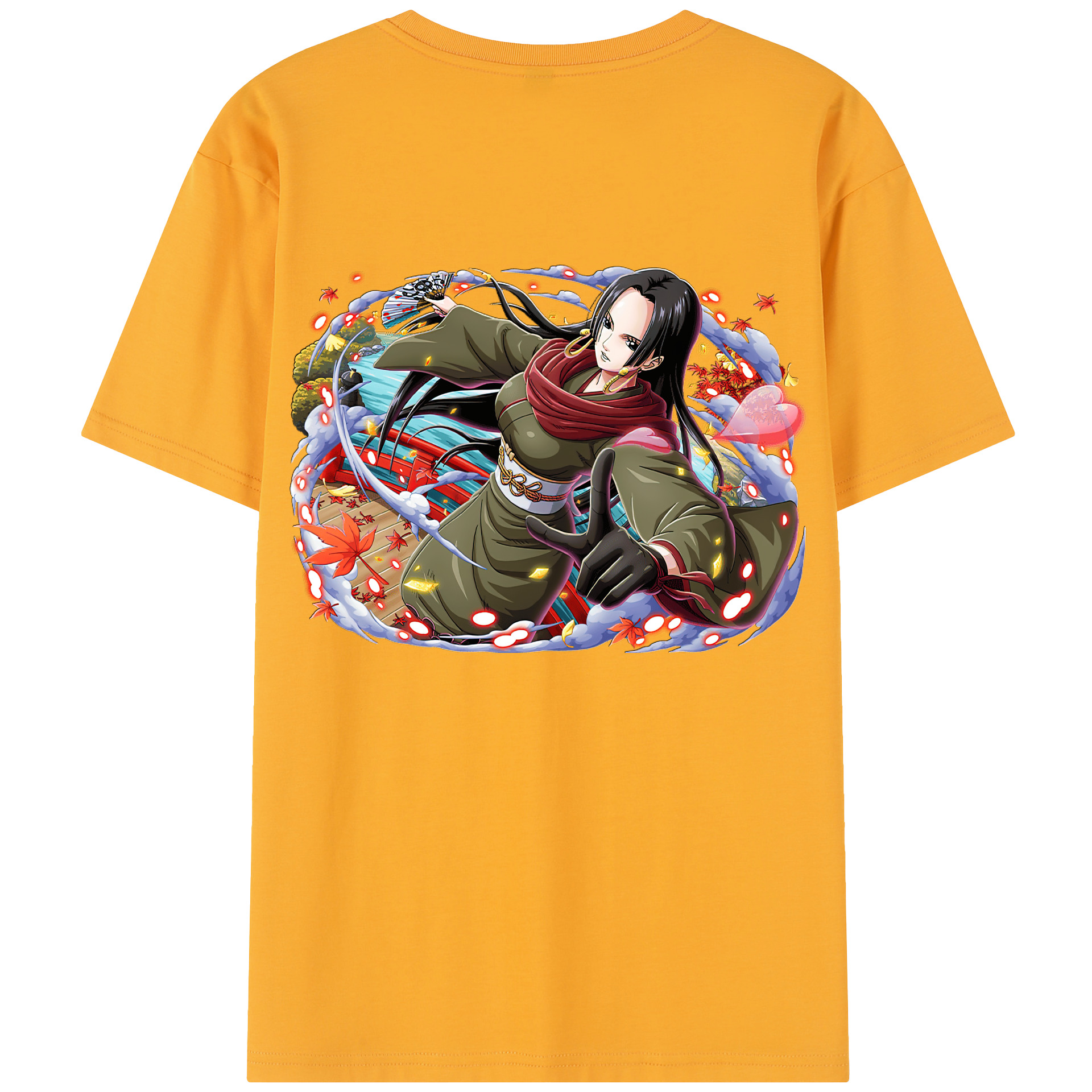 ワンピース ボア・ハンコック ONE PIECE Boa·Hancock レディース半袖Tシャツ(バックプリント)
